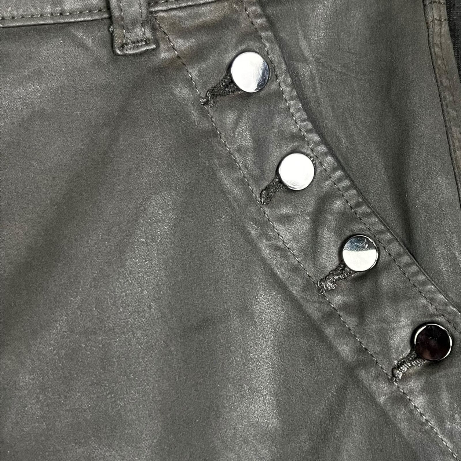 Joe's Joe's Jeans Women's 32 The Georgia High-Rise Button Black Size 32" / US 10 / IT 46 - 4 Thumbnail