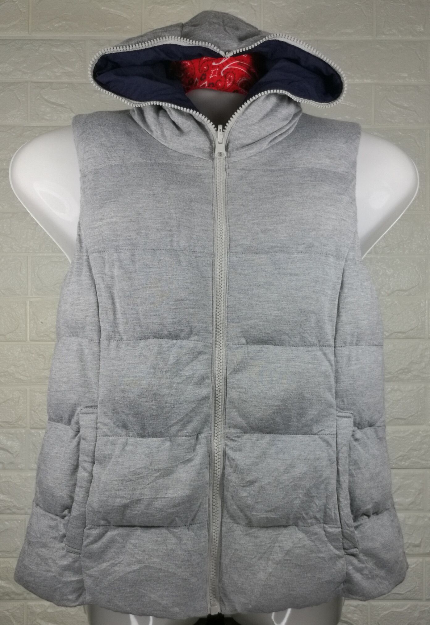 Japanese Brand Vintage Maple Feel Reversible Hoodie Puffer Vest Size US M / EU 48-50 / 2 - 5 Thumbnail