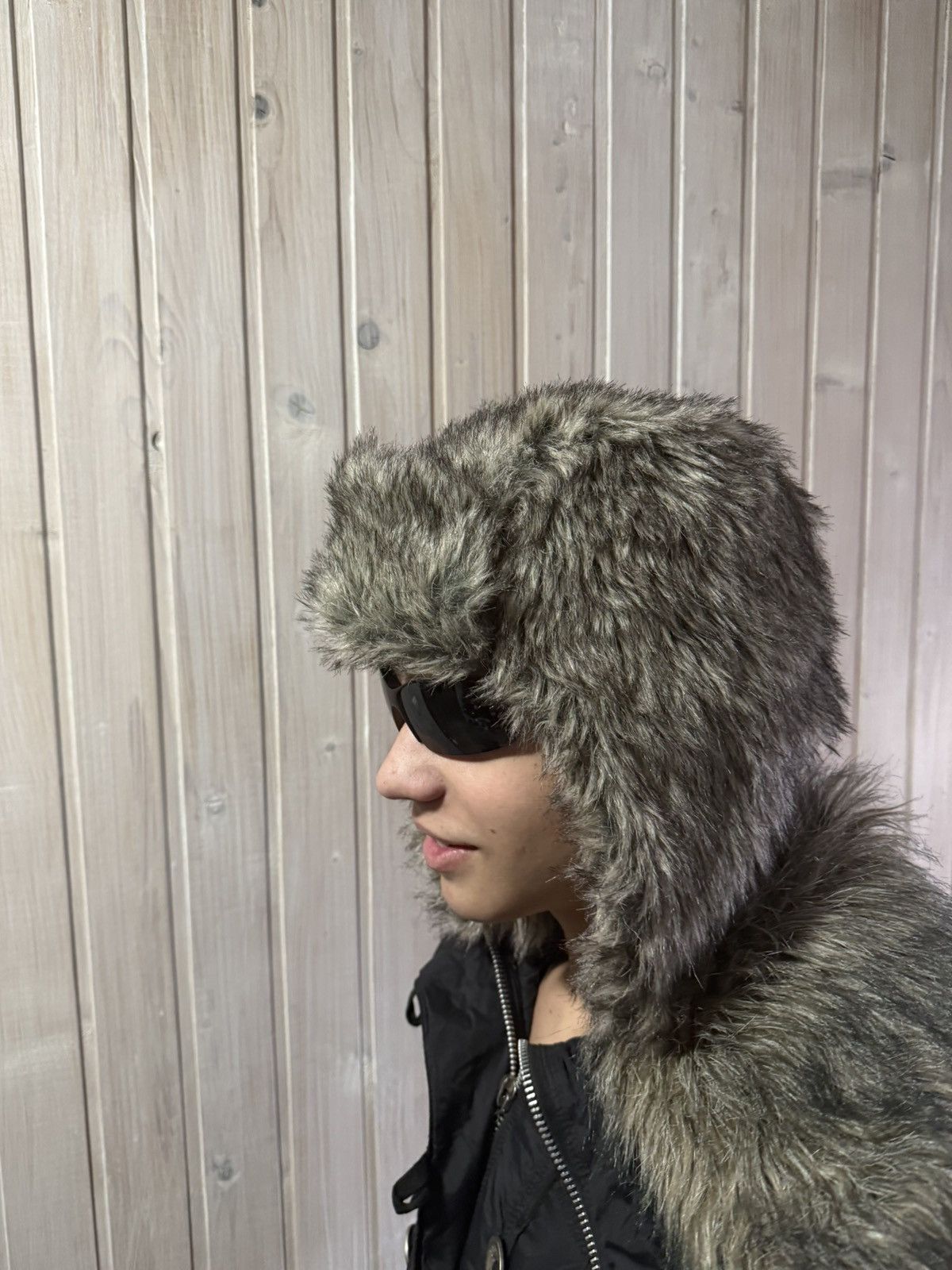Japanese Brand × Vintage Y2K Fur Ushanka Vintage Fuzzy Trapper Hat Size ONE SIZE - 4 Thumbnail
