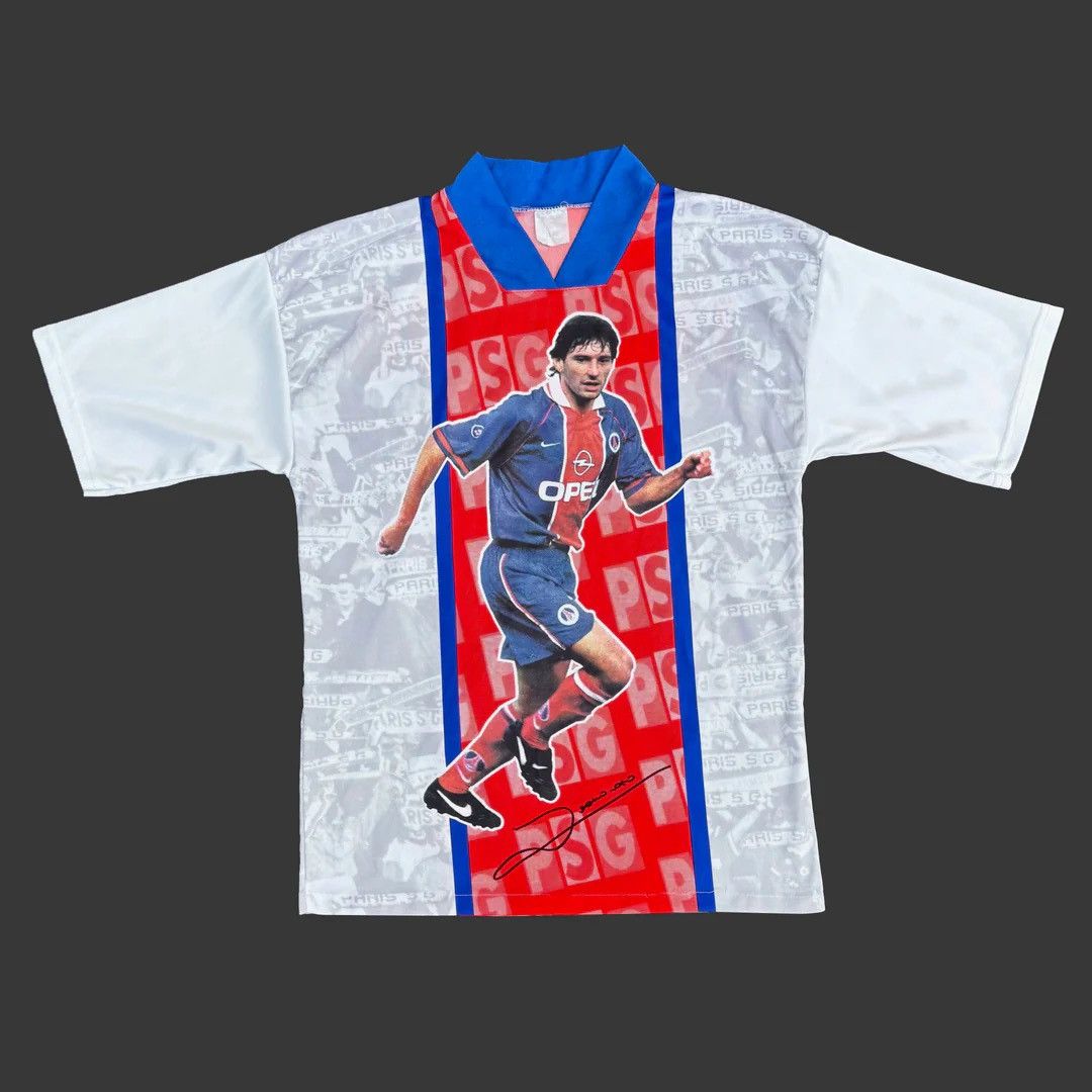 Vintage PSG Paris Saint-Germain 1990 90s Vintage Football Jersey Size US S / EU 44-46 / 1 - 1 Thumbnail