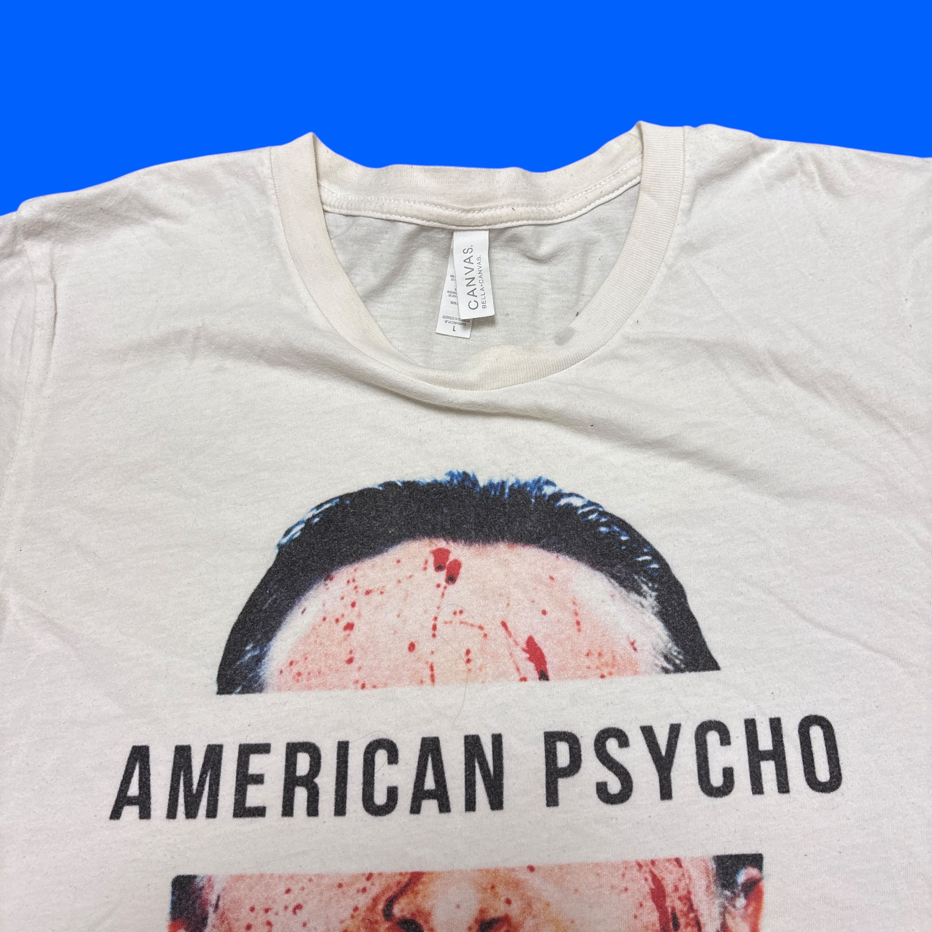 Vintage American Psycho Horror Vintage Movie Shirt Size US L / EU 52-54 / 3 - 4 Thumbnail
