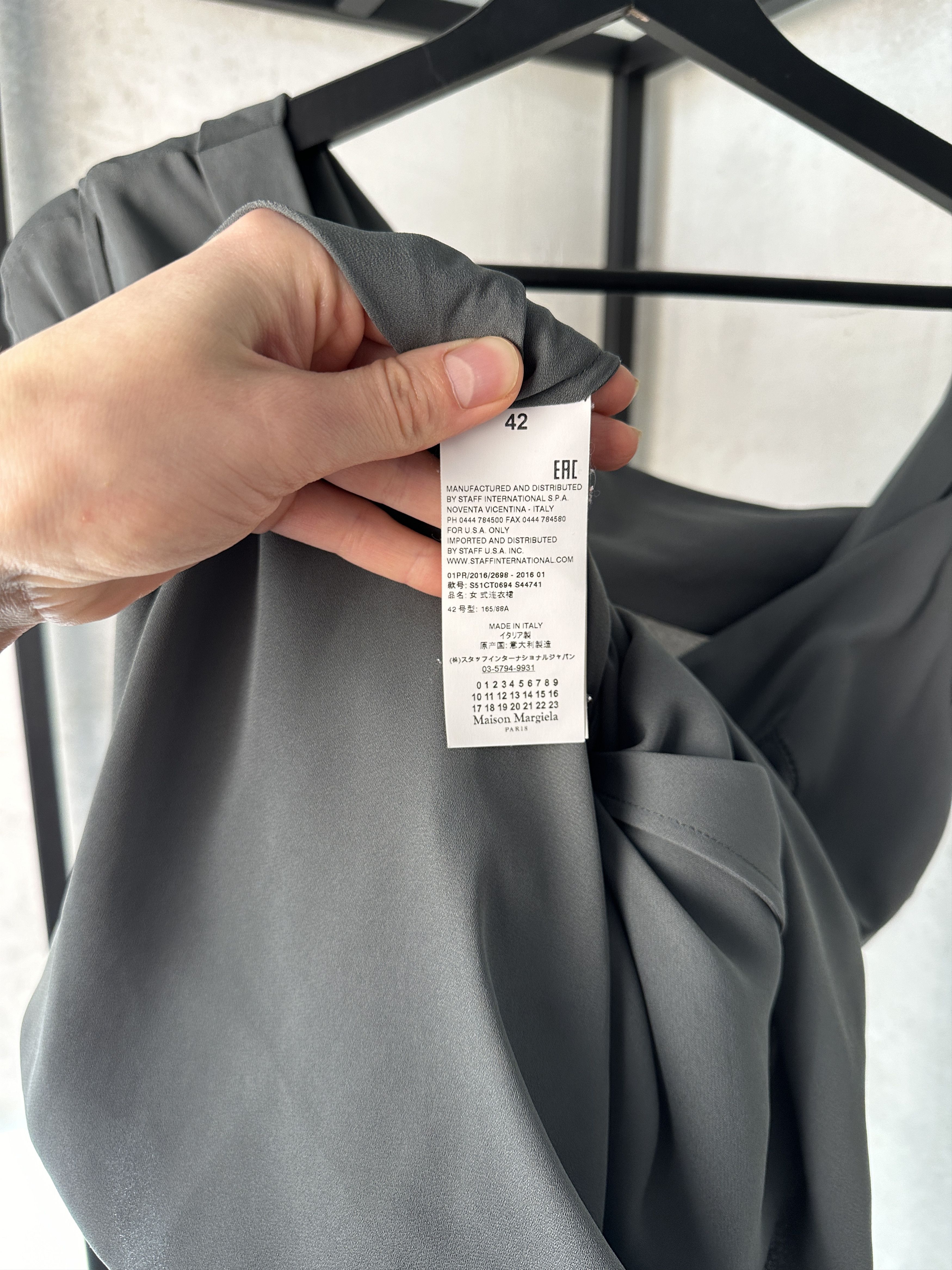 Maison Margiela MAISON MARGIELA Poly Georgette Dress Size M / US 6-8 / IT 42-44 - 10 Thumbnail