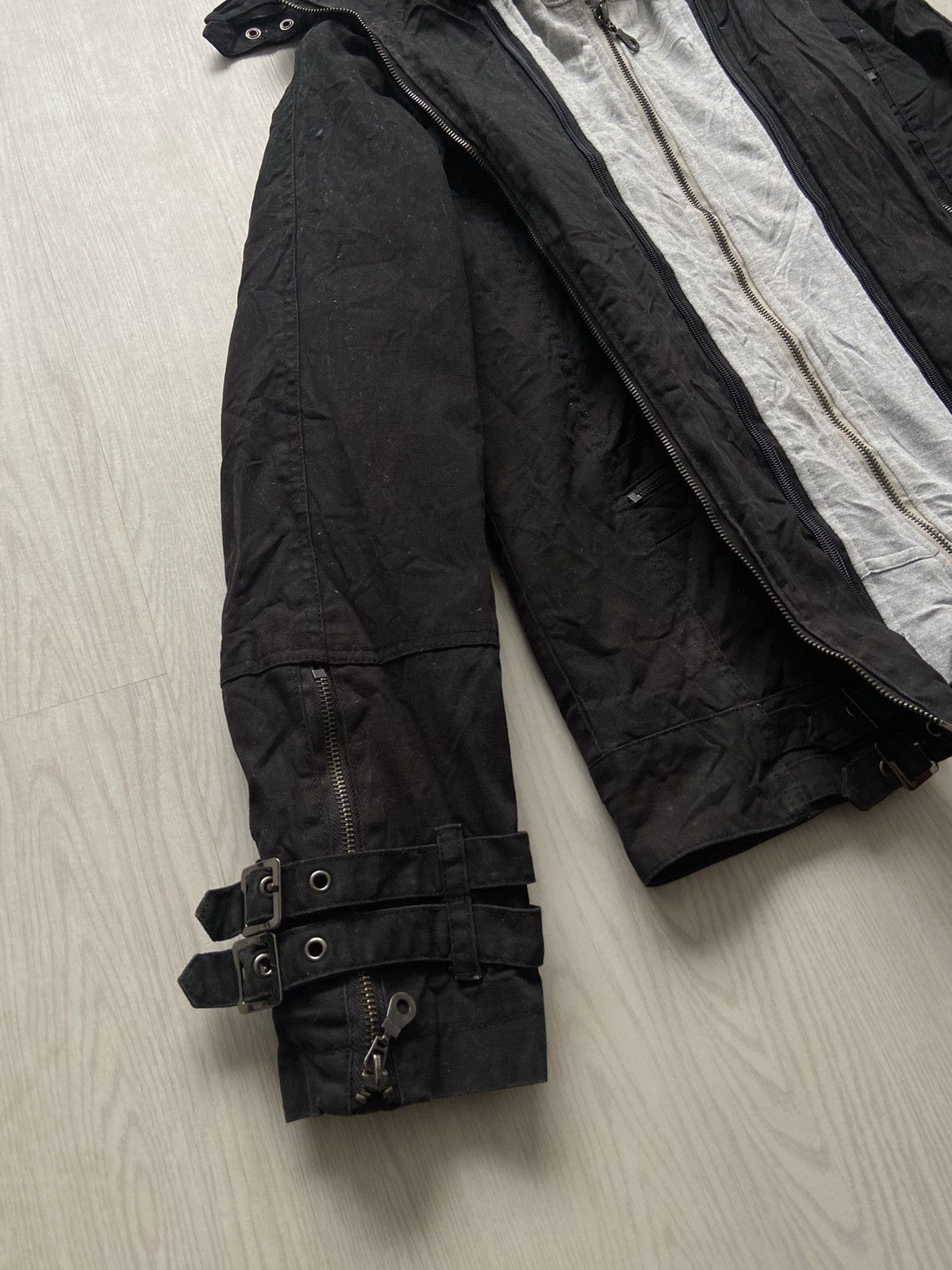 14th Addiction Vintage In The Attic Bondage Zipper Strap Jacket Size US L / EU 52-54 / 3 - 6 Thumbnail