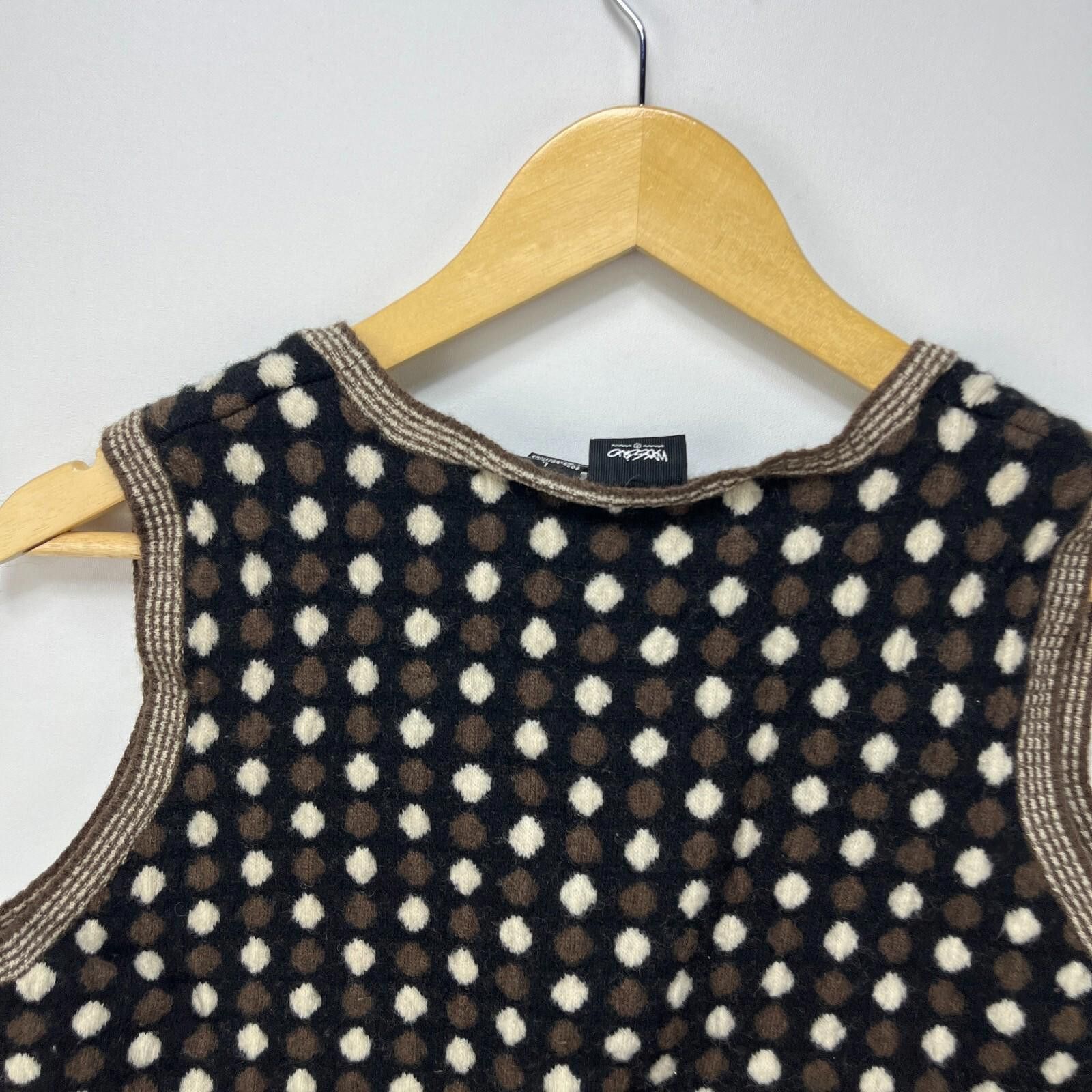 Mossimo Vintage Y2K Mossimo Wool Vest Sweater Large Women’s Japan Size L / US 10 / IT 46 - 7 Thumbnail