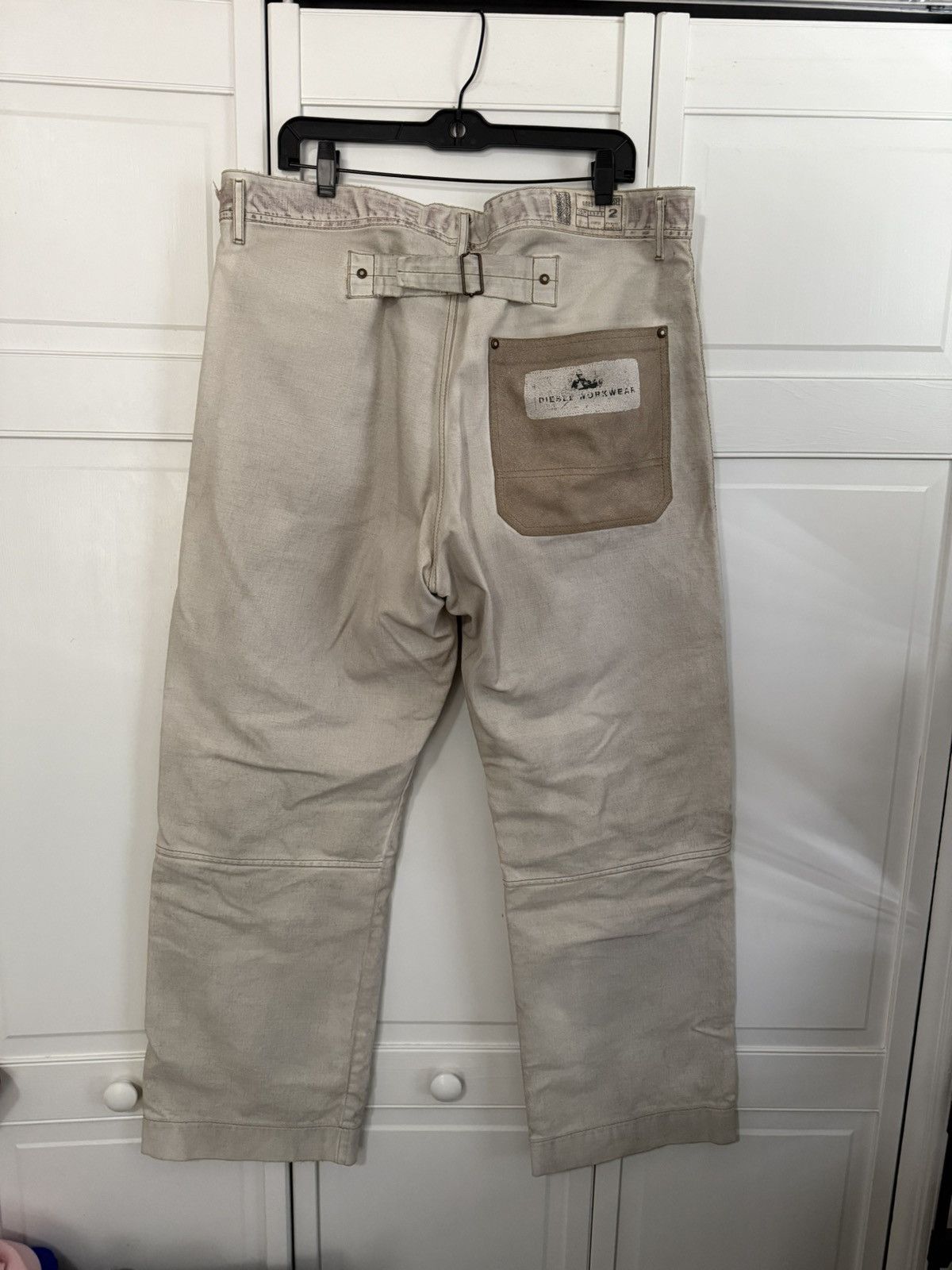 Diesel Diesel D4D-5 Waxed Canvas Double Knee Pants Size US 36 / EU 52 - 5 Thumbnail