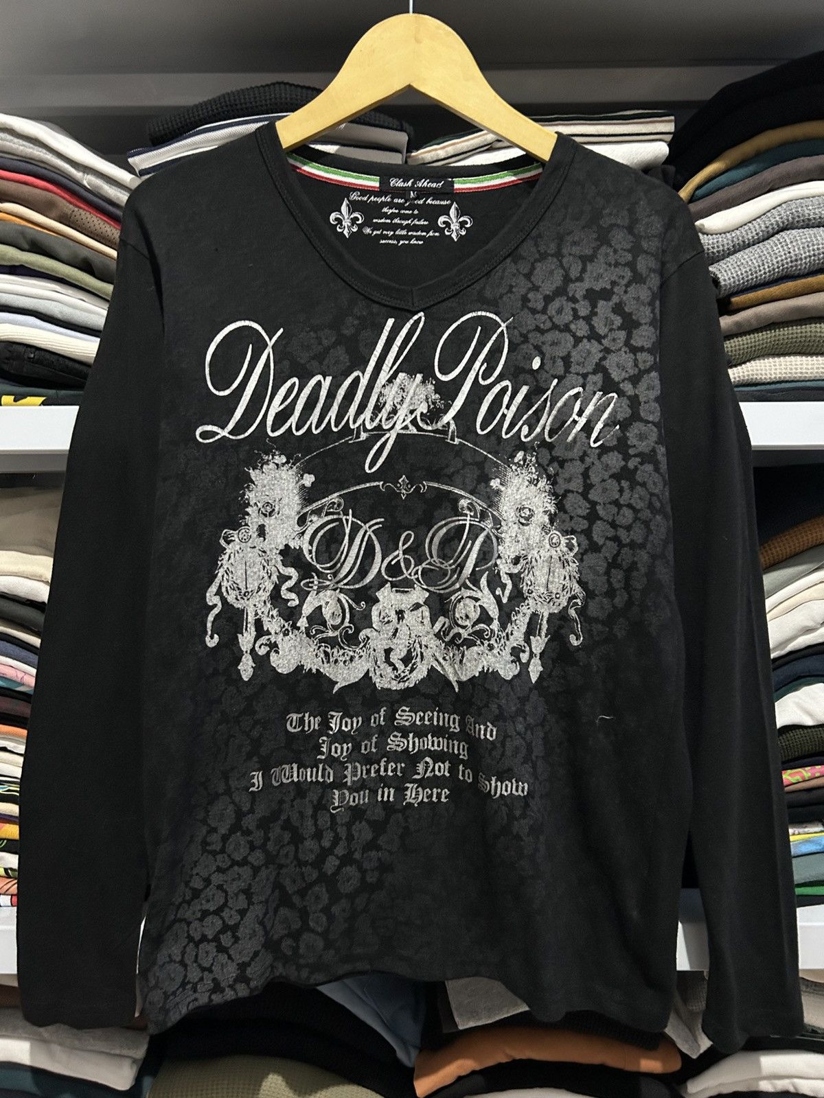 14th Addiction Y2k Clash Ahead Crazy Poem longsleeve Size US S / EU 44-46 / 1 - 1 Thumbnail