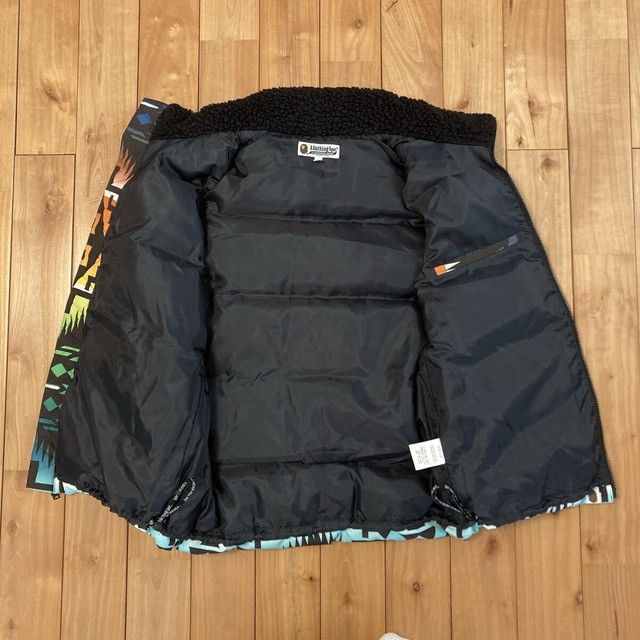 Bape BAPE Native Pattern Puffer Down Vest a bathing ape NIGO Size US S / EU 44-46 / 1 - 5 Thumbnail
