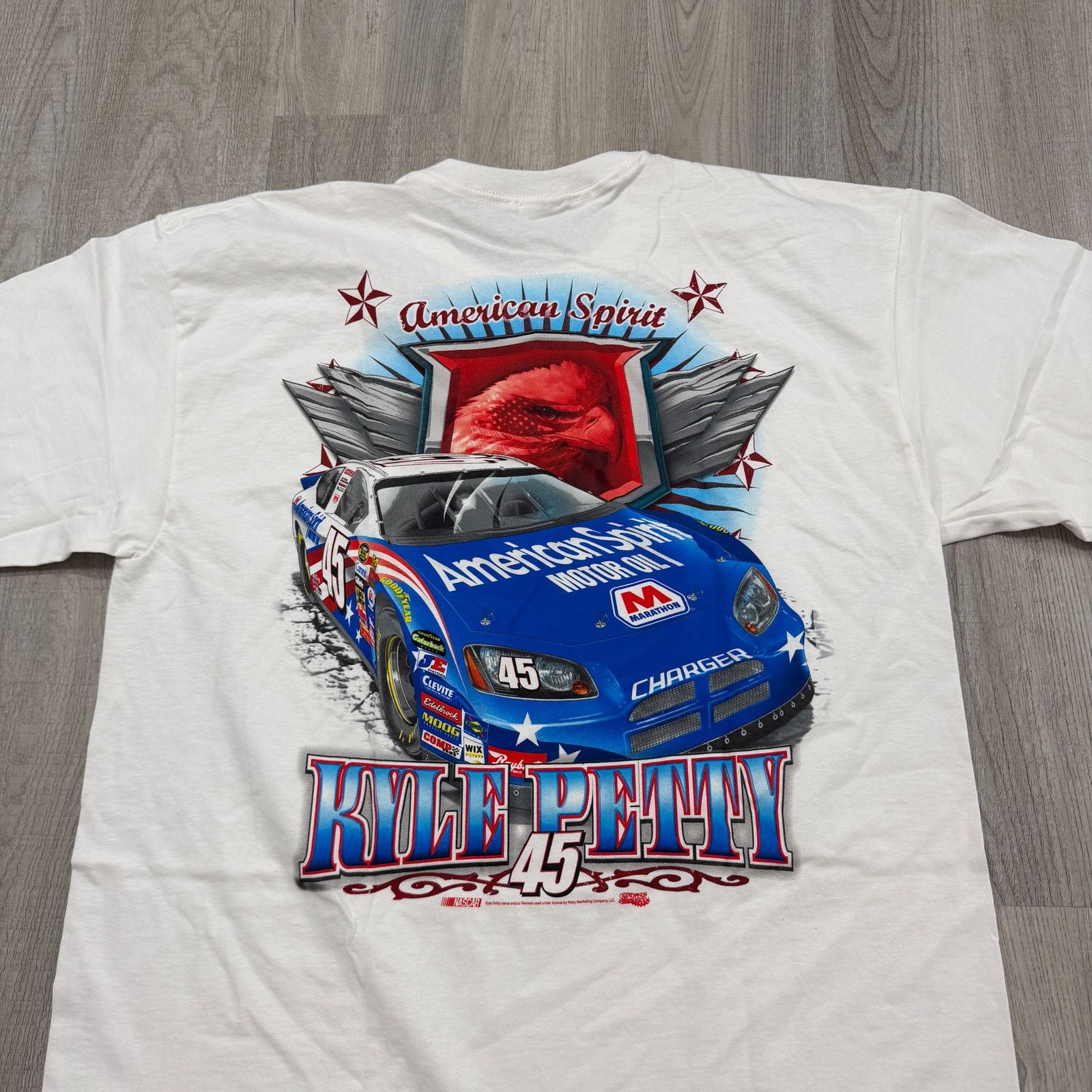 Vintage Vintage Kyle Petty Nascar Racing Shirt Extra Large White AOP Size US XL / EU 56 / 4 - 7 Thumbnail
