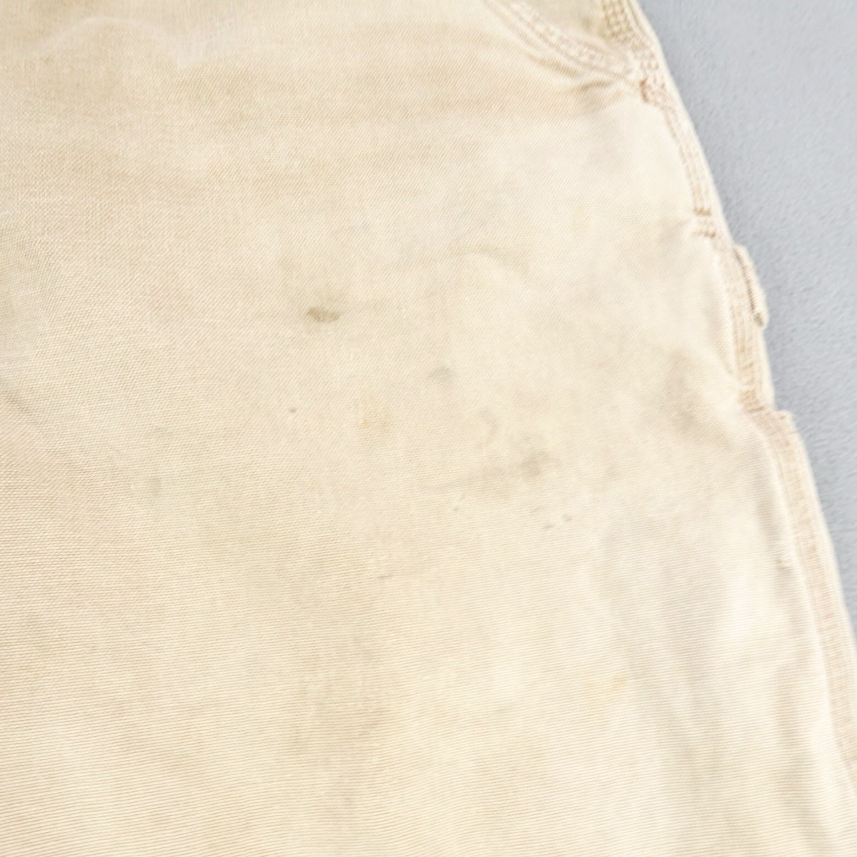 Carhartt VINTAGE Carhartt Pants Mens 42x34 Tan Beige Canvas Distressed Carpenter Workwear Casual Size US 41 - 5 Thumbnail