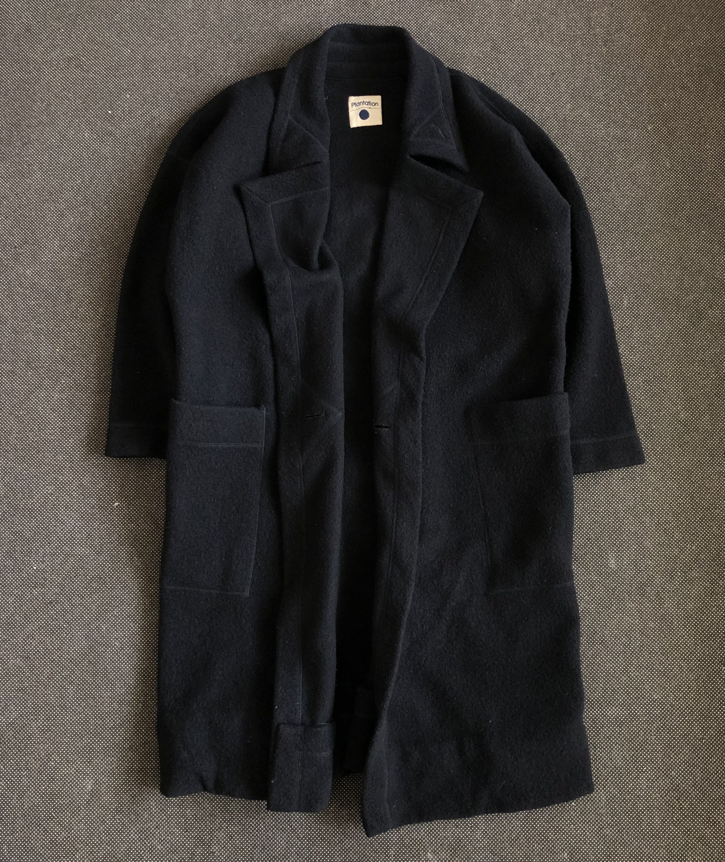 Issey Miyake RARE🔥AW1998 ISSEY MIYAKE PLANTATION OVERSIZE WOOL OVERCOAT Size US L / EU 52-54 / 3 - 2 Thumbnail