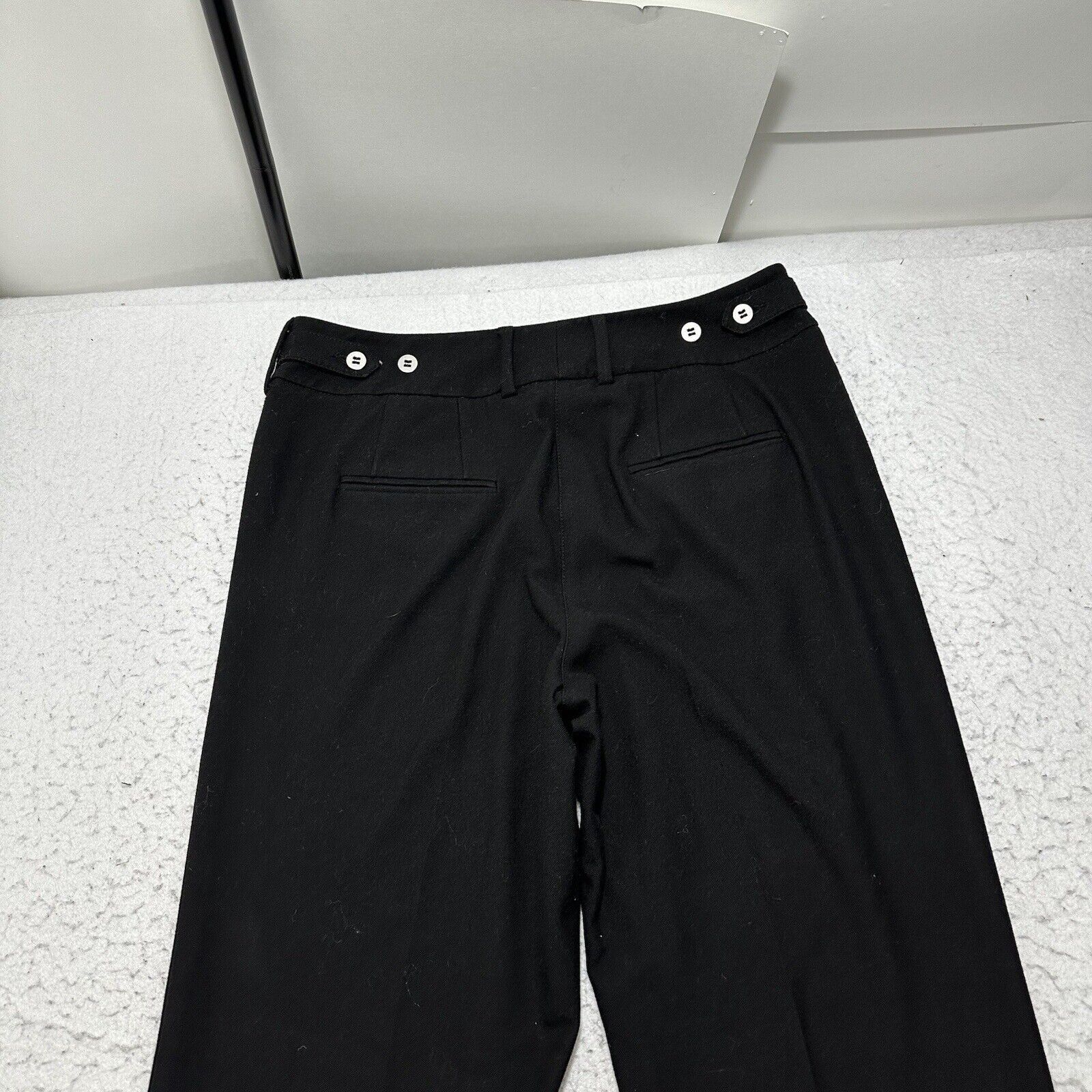 Liz Claiborne Liz Claiborne 10 Audra Comfort Stretch Dress Pants Black Size 32" / US 10 / IT 46 - 6 Thumbnail
