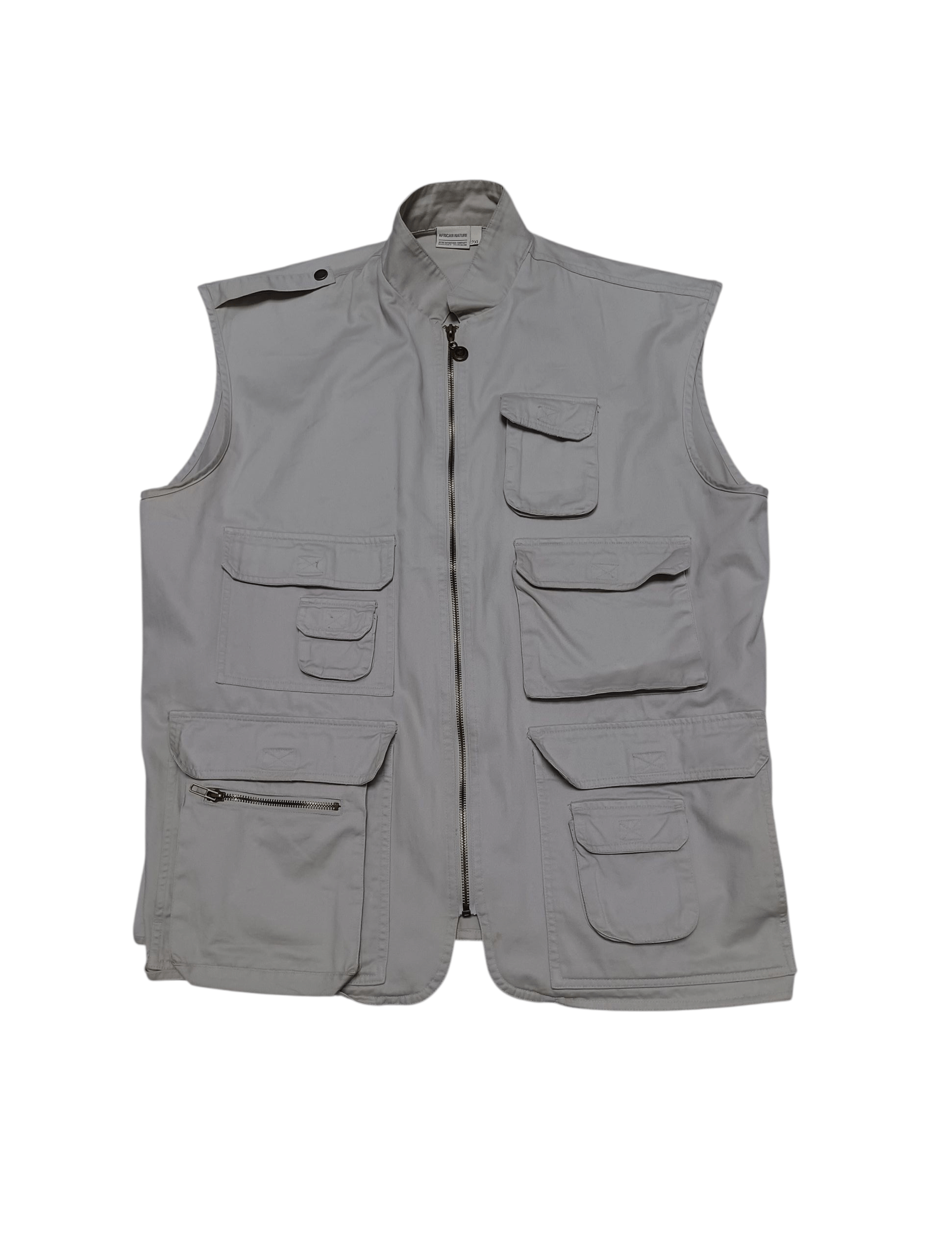 Other AVANT GARDE MULTIPOCKET JAPANESE MILITARY AFRICAN NATUR VEST Size US XXL / EU 58 / 5 - 1 Thumbnail