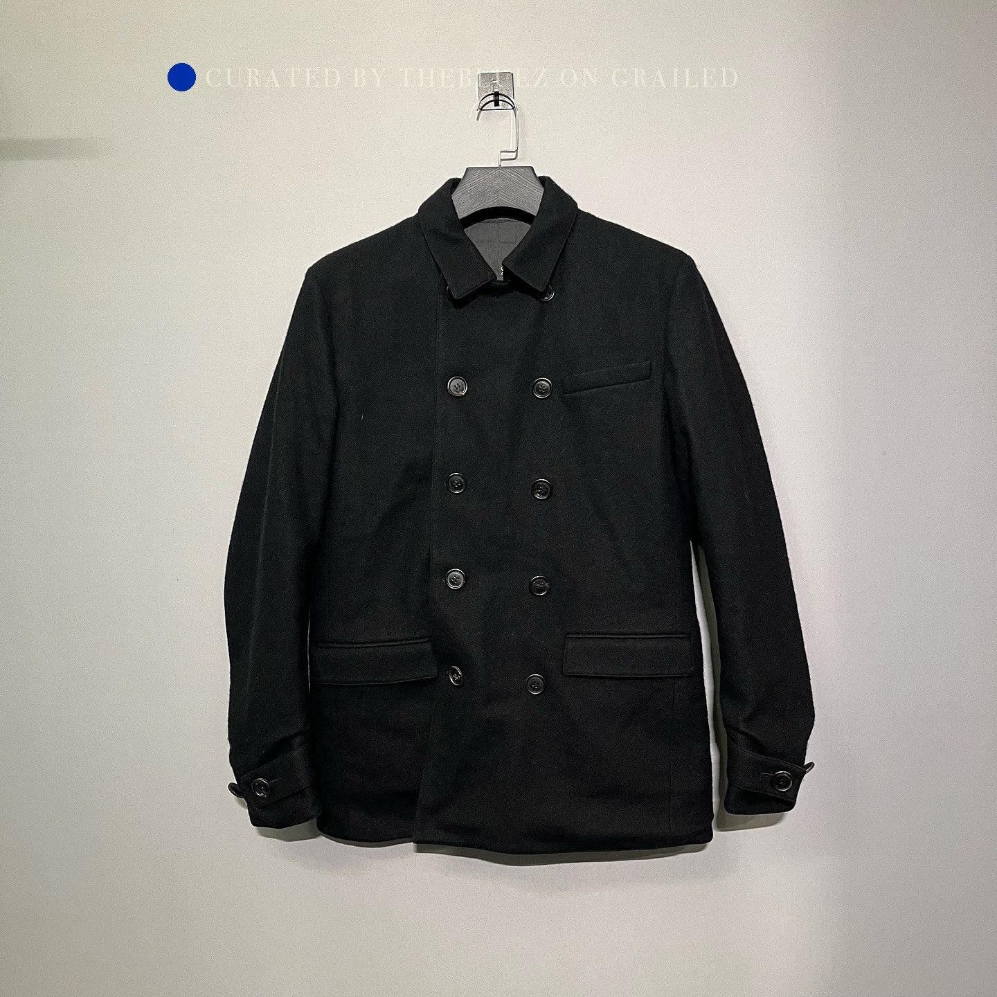 Dior Reversible Wool Double Breasted Coat Size US M / EU 48-50 / 2 - 1 Thumbnail