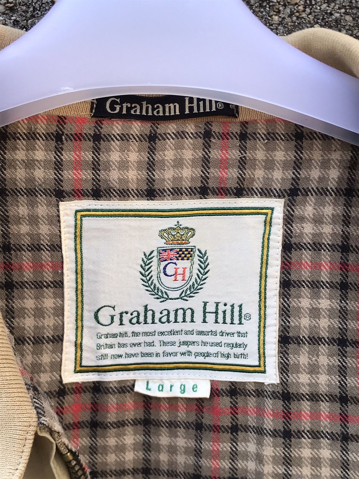 Japanese Brand × Vintage ⚡️Vintage Graham Hill Bomber Jacket Size US L / EU 52-54 / 3 - 9 Thumbnail