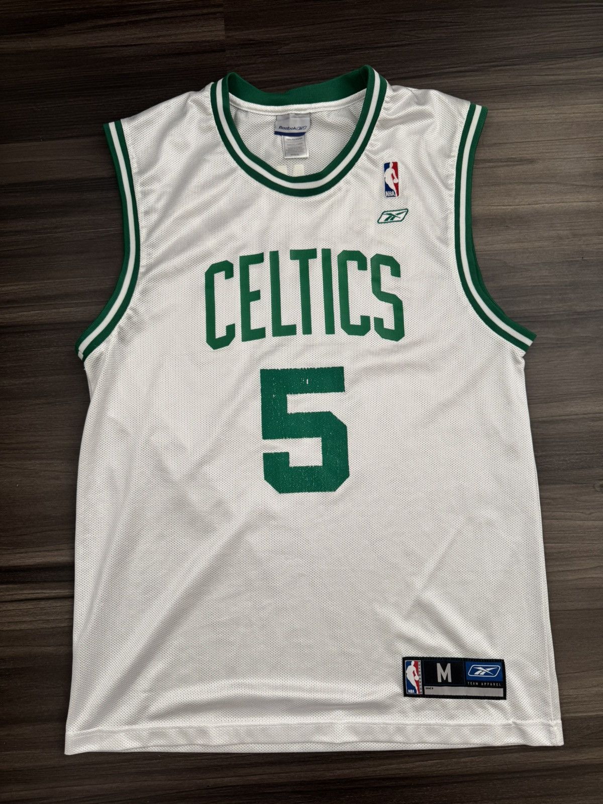 Reebok Boston Celtics Kevin Garnett #5 NBA Basketball Jersey Size US M / EU 48-50 / 2 - 1 Thumbnail