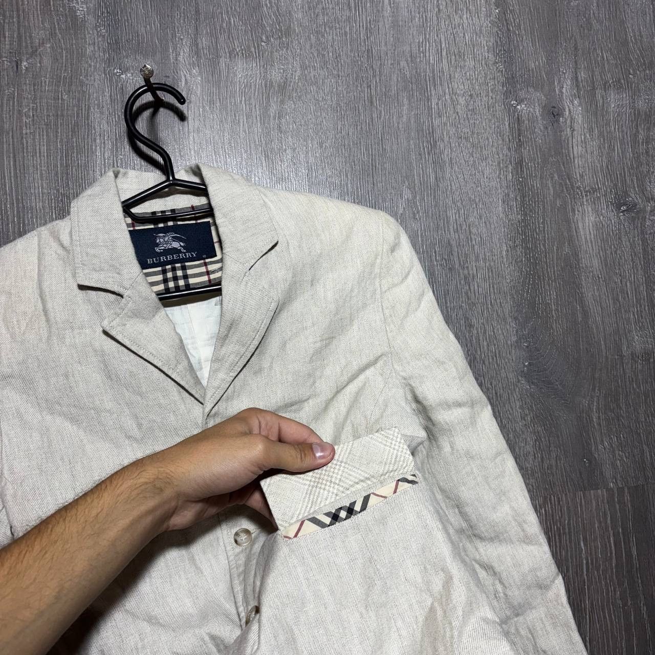 Burberry Burberry blazer jacket nova checks quilted coat linen Kid 10 Size XXS / US 00 / IT 34 - 3 Thumbnail