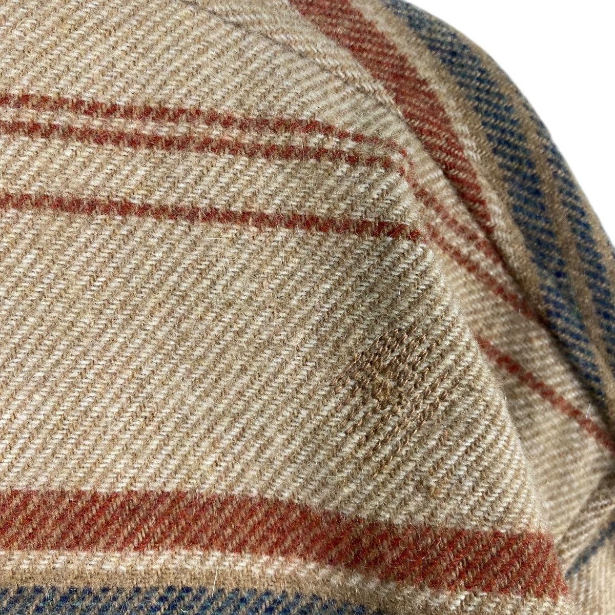 Designer × Nigel Cabourn × Vintage Vintage 90s Nigel Cabourn Wool Stripe Button Shirt L Size Size US L / EU 52-54 / 3 - 9 Thumbnail