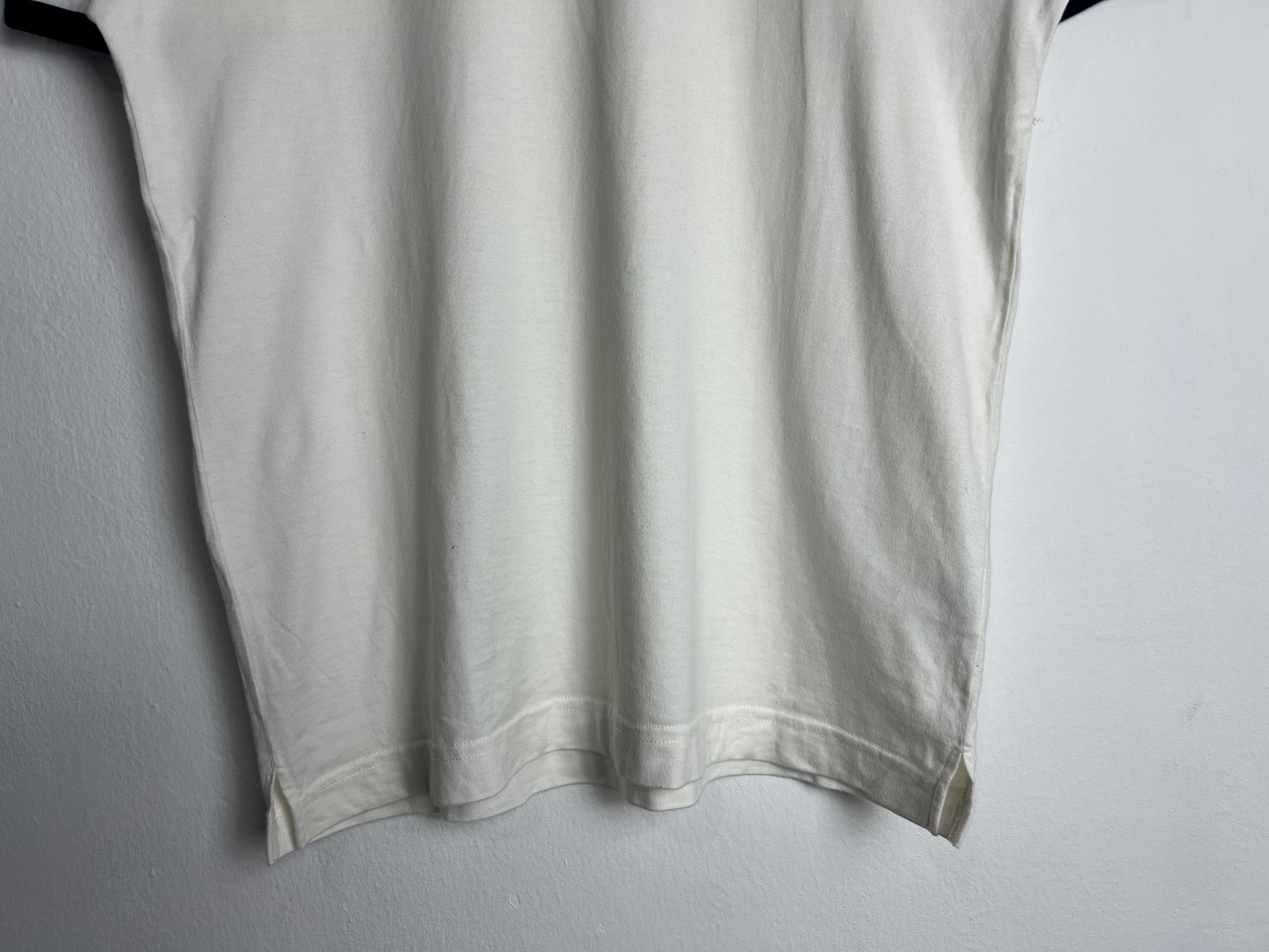Vintage Santa World Ringer White Tee Size US M / EU 48-50 / 2 - 3 Thumbnail