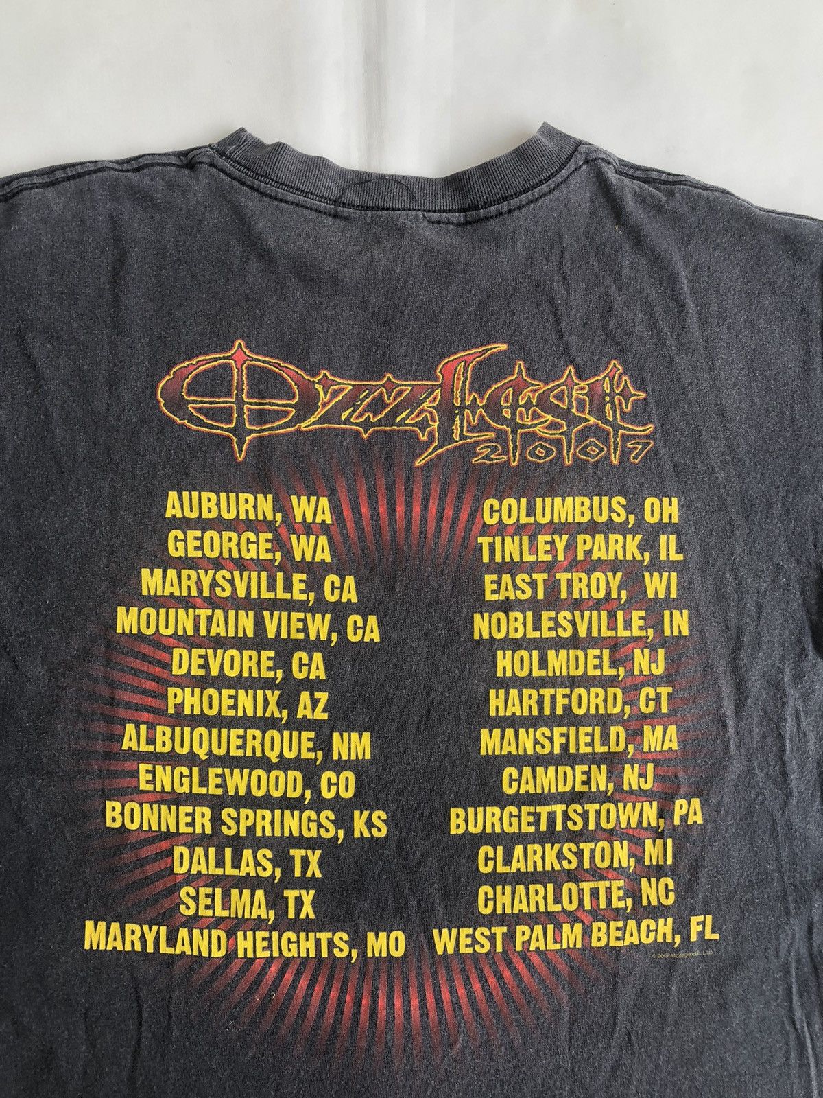 00s Ozzy Osbourne Ozzfest Tshirt Tee