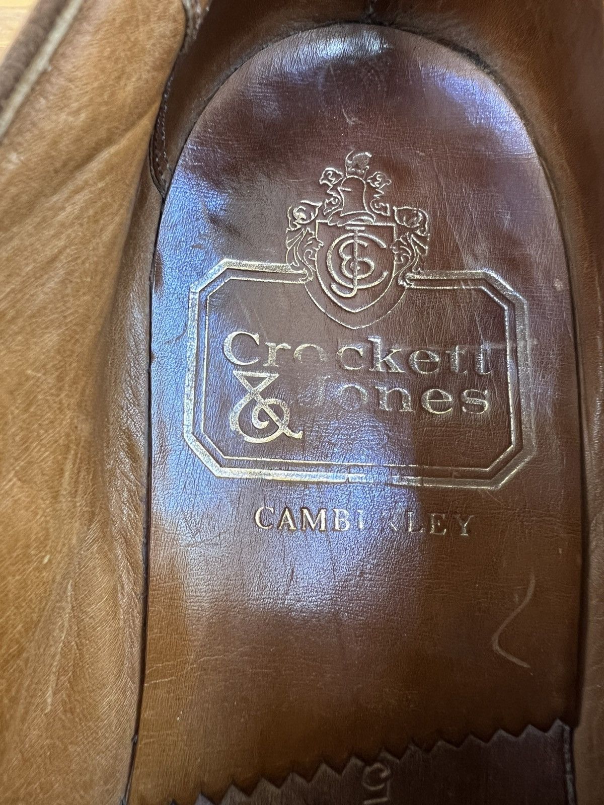 Crockett & Jones VTG Crockett & Jones Brown Suede Derby Dress Shoes Size US 8 / EU 41 - 14 Thumbnail