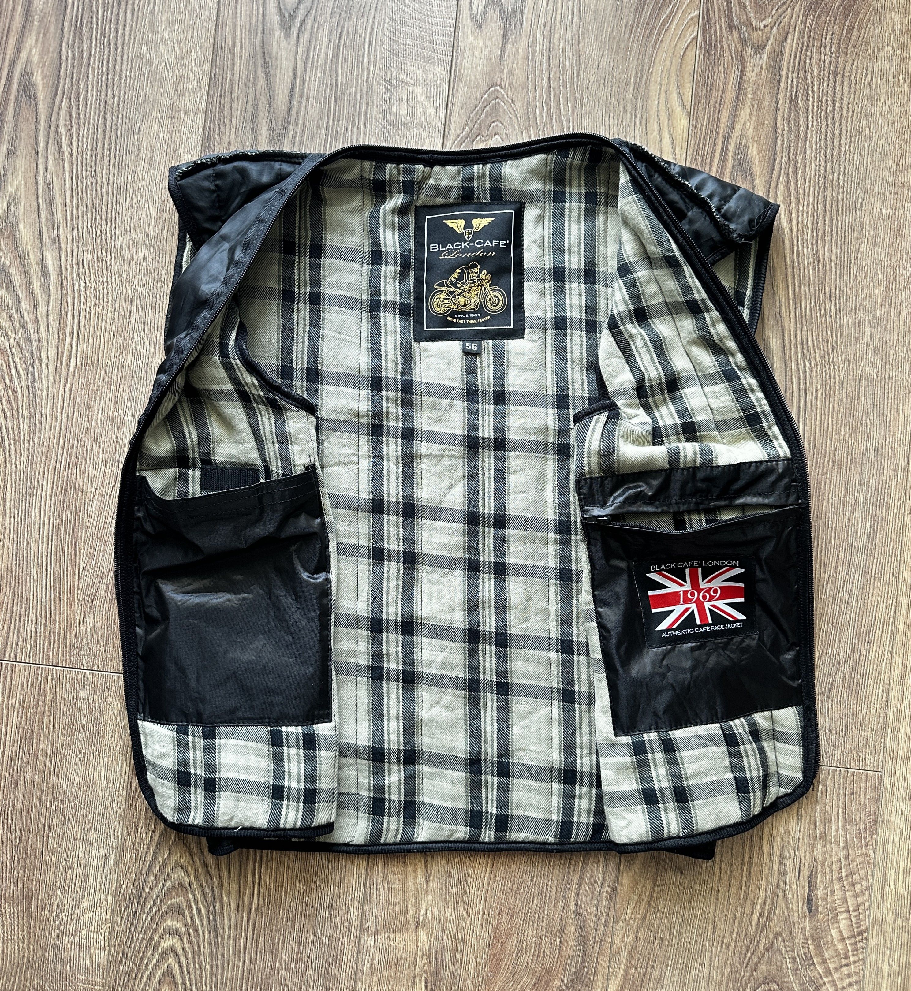 Other BLACK CAFE London Leather Jacket With Removable Lining L-XL Size US XL / EU 56 / 4 - 20 Thumbnail