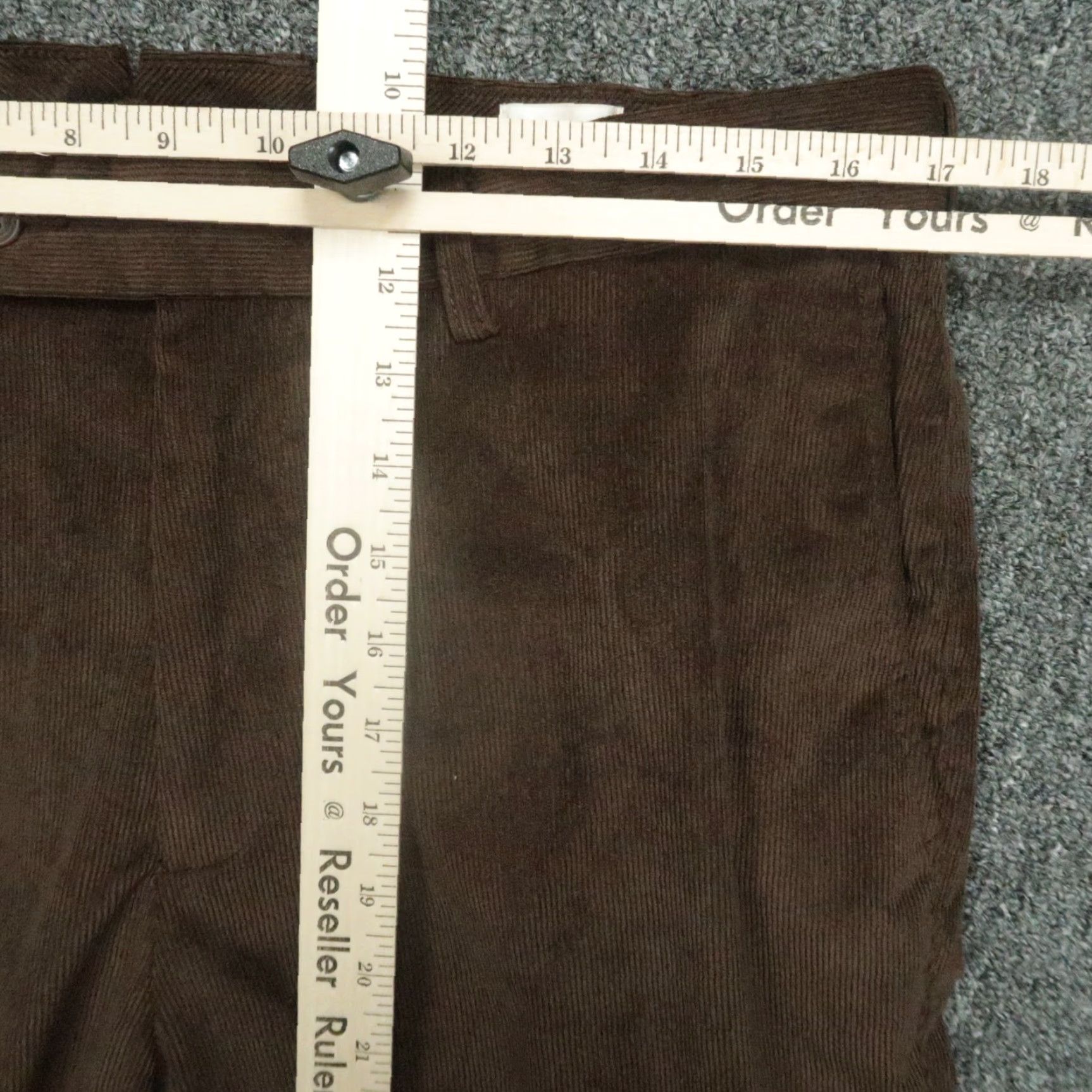 Peter Millar Peter Millar Pants Mens 34x28 Brown Nanoluxe Corduroy Cord Soft Chino Trouser Shirt? Size US 34 / EU 50 - 6 Thumbnail