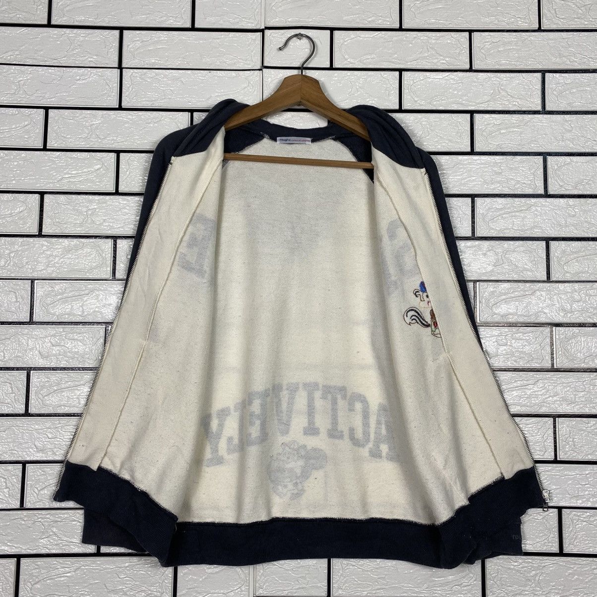 Japanese Brand 📌Vintage Zipper Hoodie Rough Union Made Big Logo Size US M / EU 48-50 / 2 - 17 Thumbnail