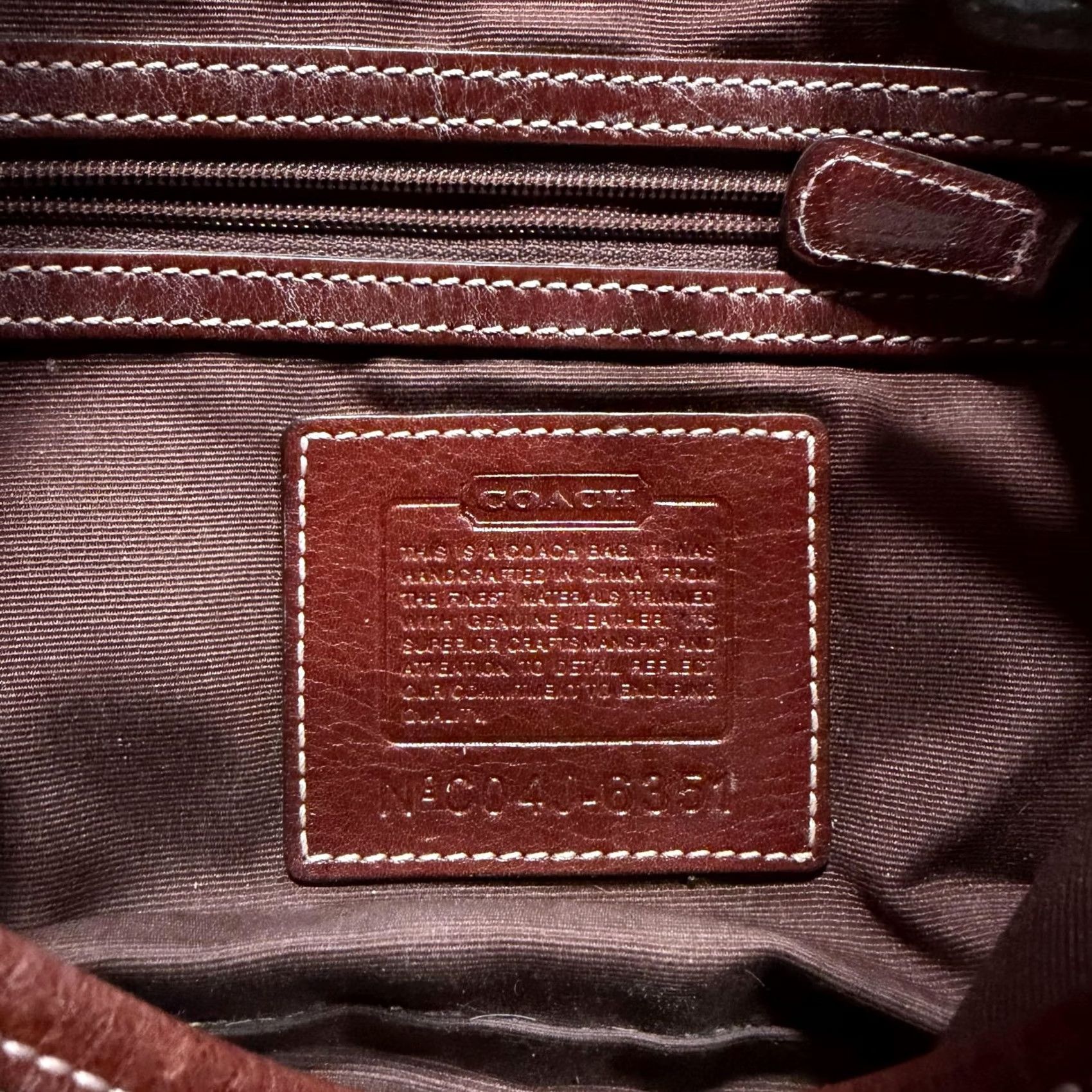 Coach VINTAGE Coach Signature Avary Hobo Bag Small Burgundy Jacquard Suede Shoulder Women XS? Size ONE SIZE - 3 Thumbnail