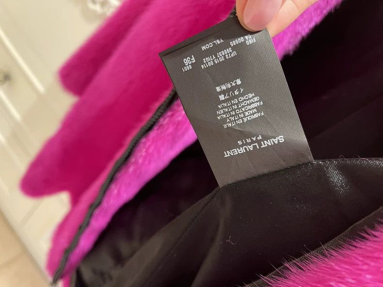 Saint Laurent Paris Saint Laurent Paris Saint Laurent Paris Pink mink fur coat Size US XS / EU 42 / 0 - 4 Thumbnail