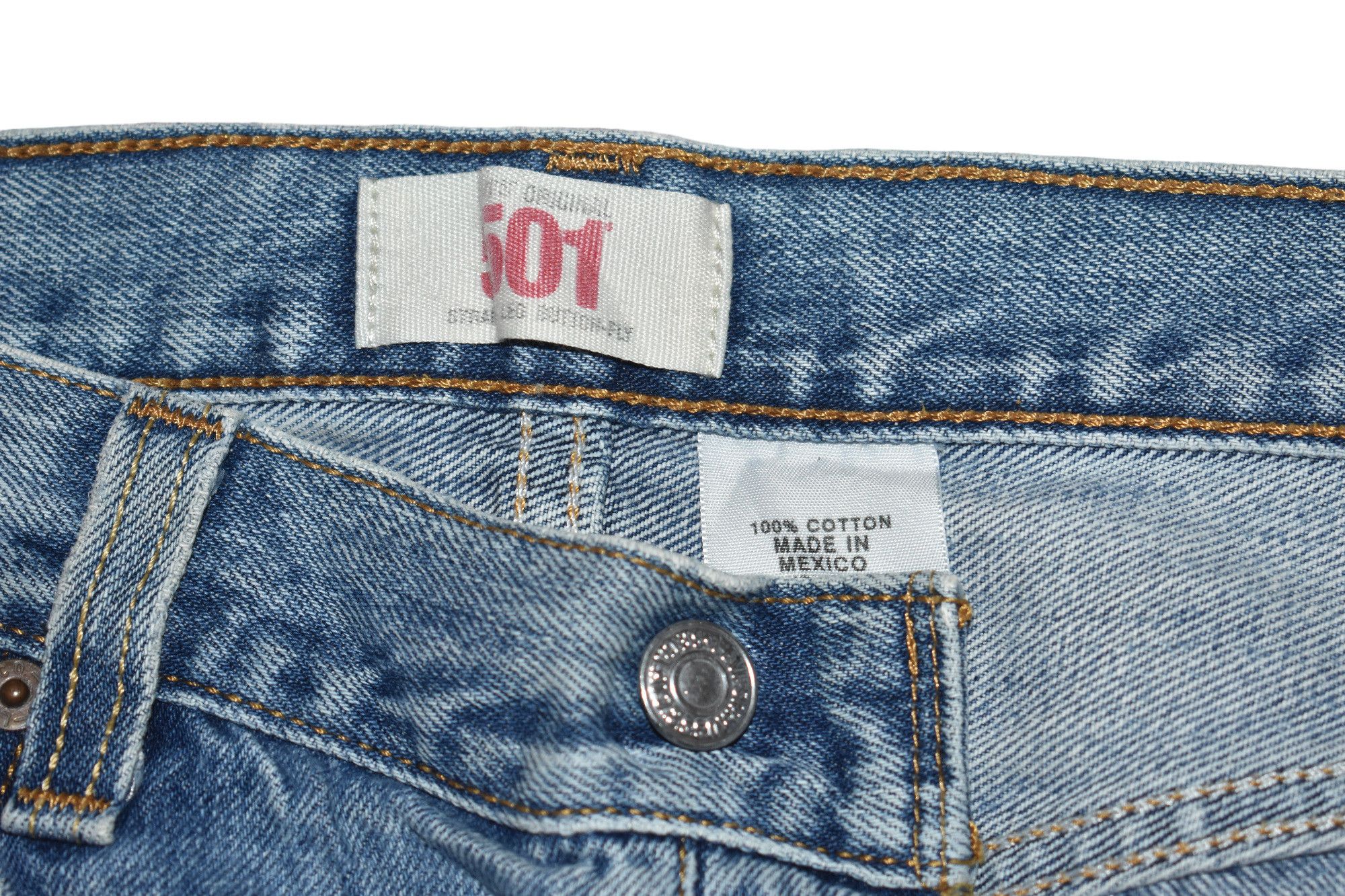 Levi's × Vintage Vintage Levis 501 Distress Denim size 34 Size US 34 / EU 50 - 5 Thumbnail