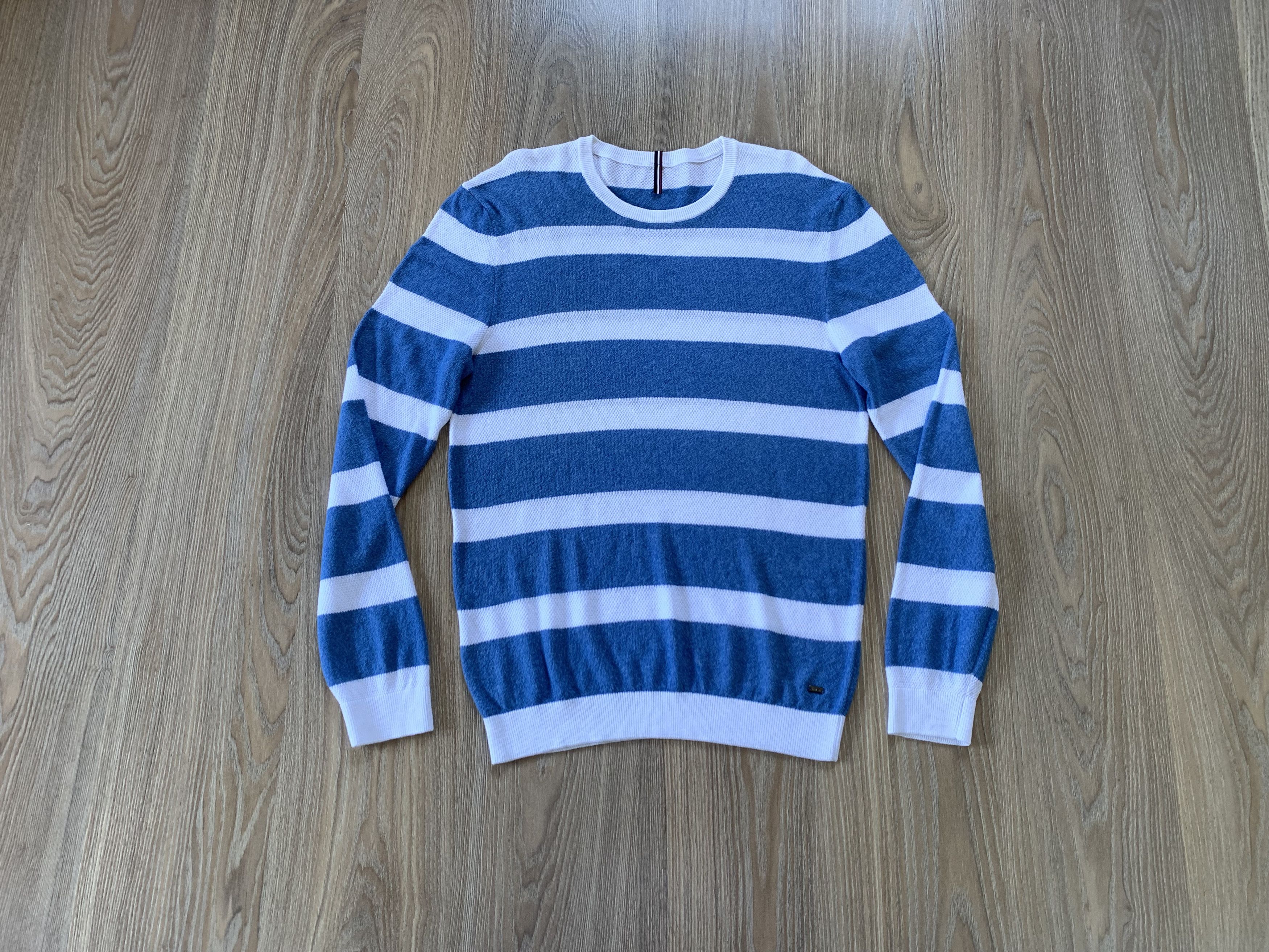 Strellson Men's Strellson Stripe Cotton Sweater Knitwear Size US M / EU 48-50 / 2 - 1 Thumbnail