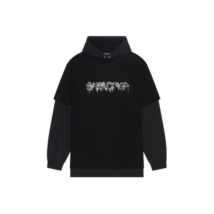 Balenciaga Balenciaga SS22 Slim Series Graphic Hoodie Size US M / EU 48-50 / 2 - 1 Thumbnail