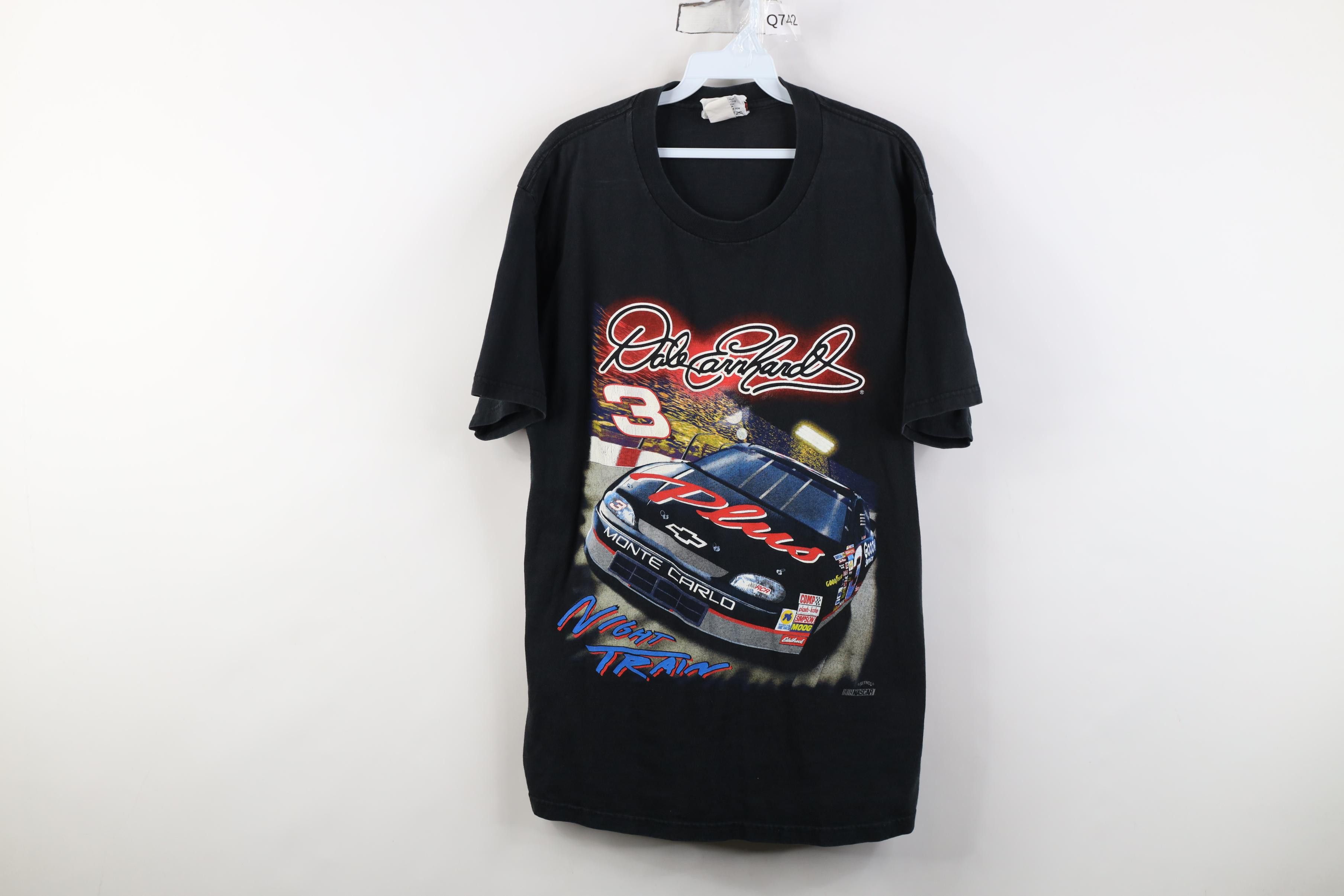 Vintage Vintage 90s Nascar Earnhardt Racing Night Train T-Shirt USA Size US L / EU 52-54 / 3 - 1 Thumbnail