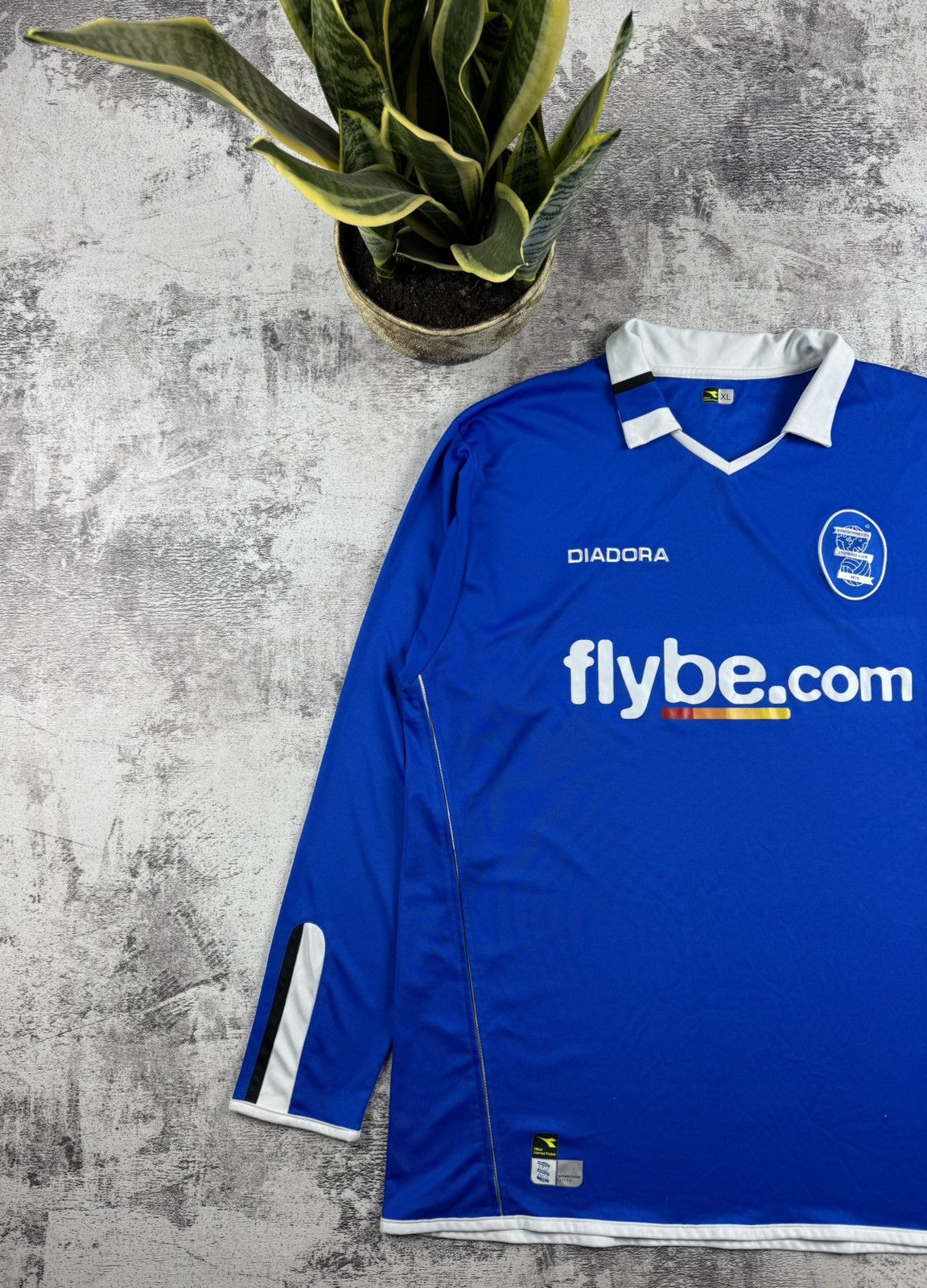 Diadora F.C Birmingham City 2004/2005 Home Longsleeve Shirt Jersey Size US XL / EU 56 / 4 - 2 Thumbnail