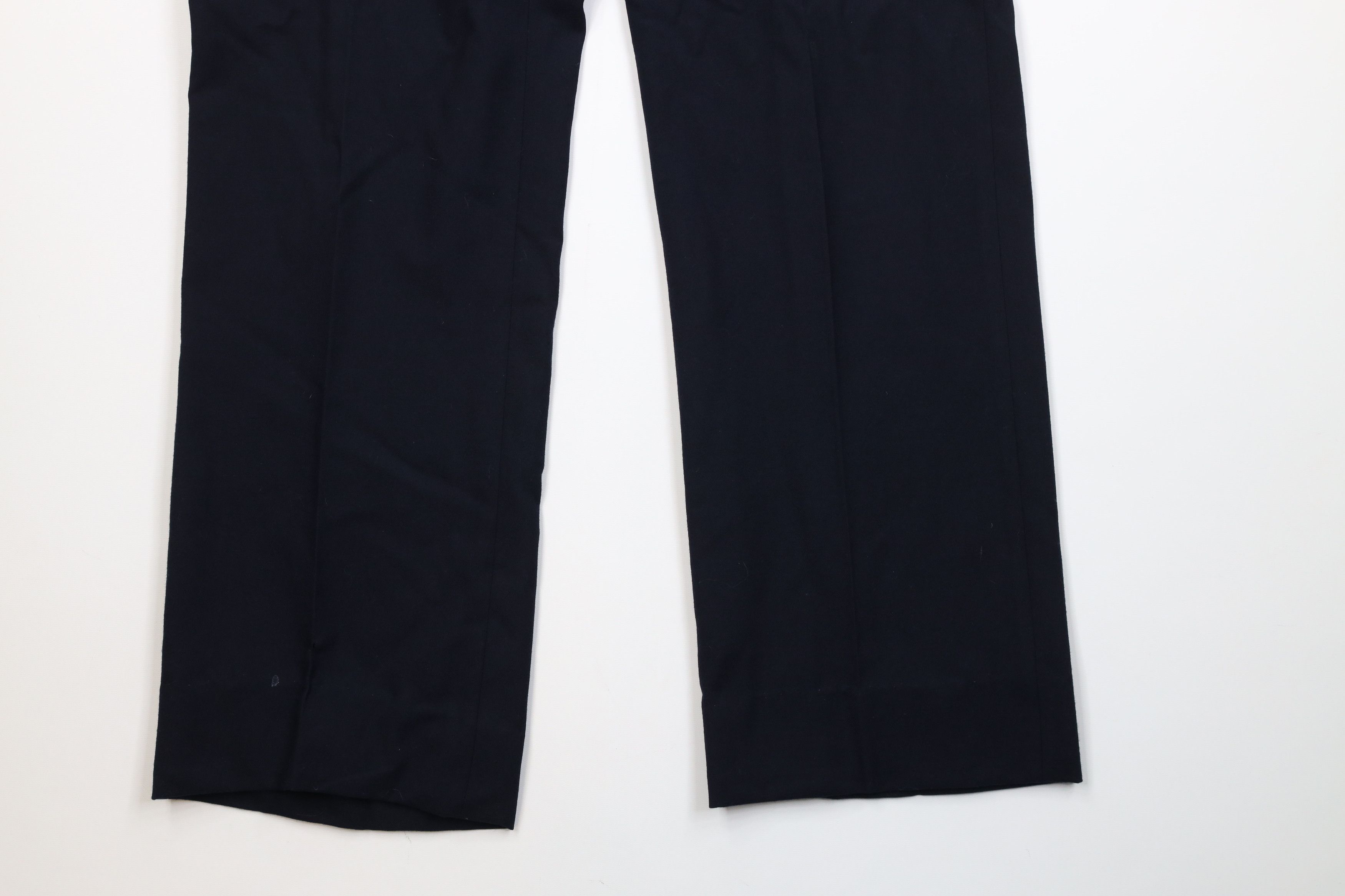 Vintage Vintage 70s Streetwear Heavy Wool Knit Wide Leg Chino Pants Size US 36 / EU 52 - 5 Thumbnail