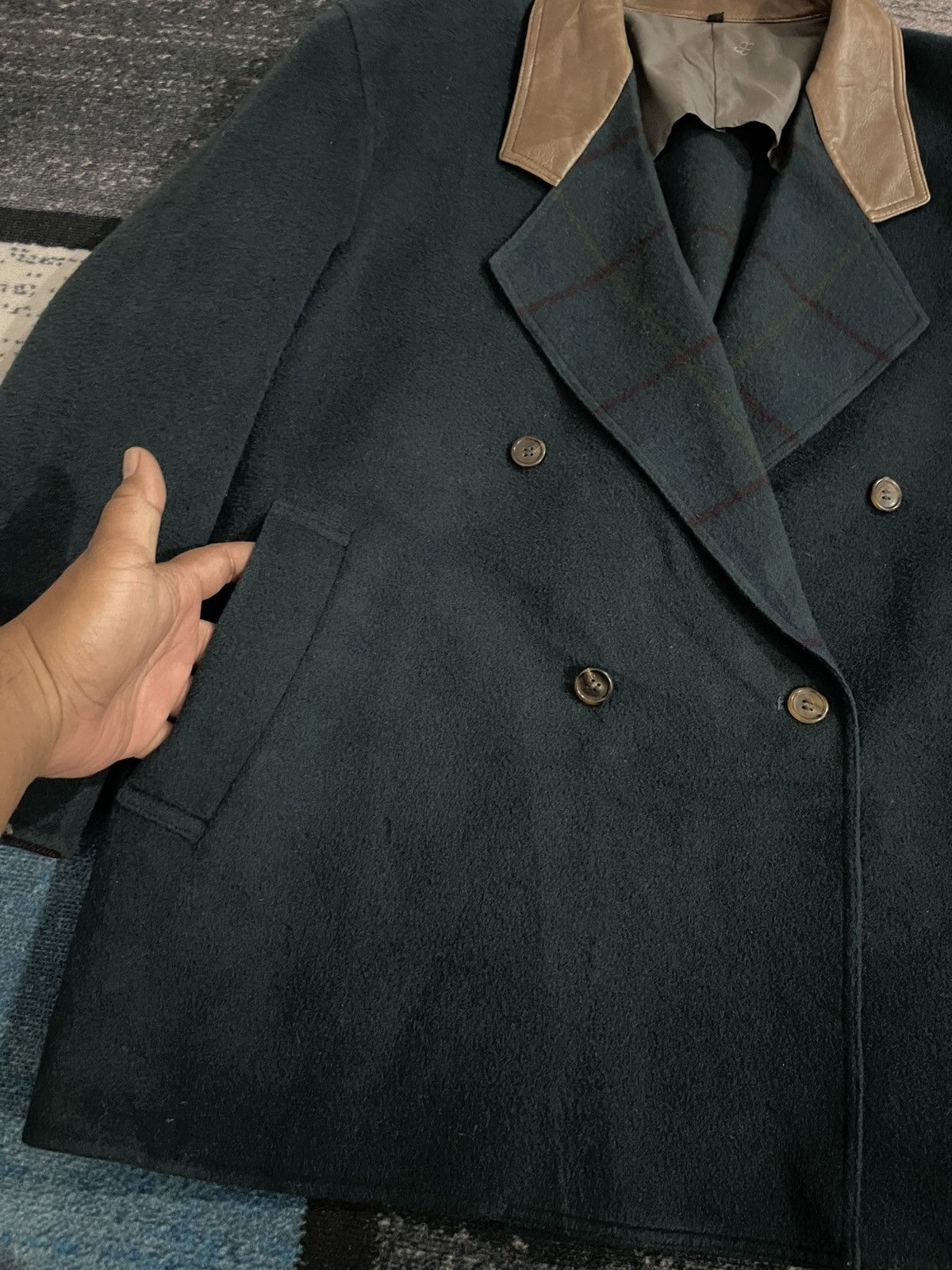 Balenciaga Vintage Balenciaga Paris Wool Coat Jacket Size US XL / EU 56 / 4 - 9 Thumbnail