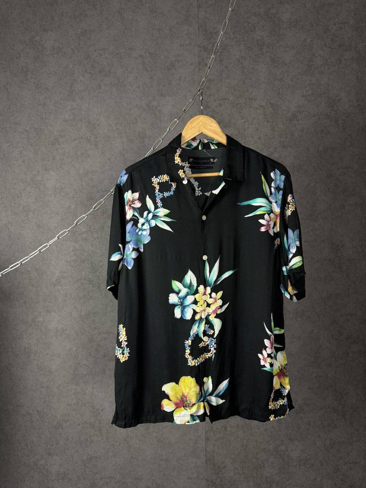 Allsaints Allsaints Hawaiian designer relaxed shirt Size US S / EU 44-46 / 1 - 1 Thumbnail