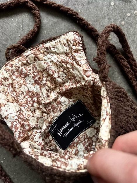 Other Number (N)ine 2003 Distressed Knit Shoulder Bag Size ONE SIZE - 9 Thumbnail