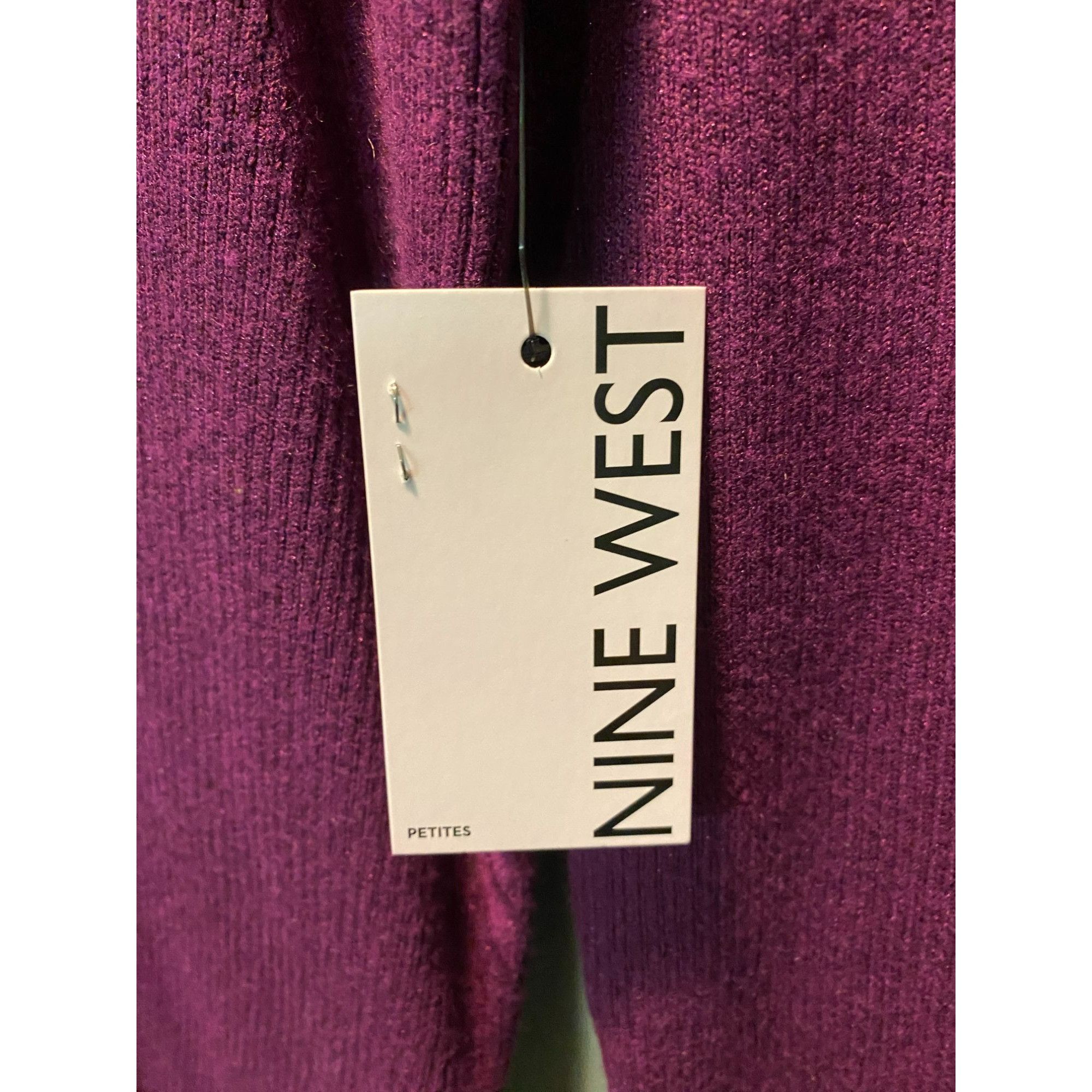 Nine West Nine West PXL XLP Petite Magenta Fuchsia Pink Long Sleeve Kn Size XL / US 12-14 / IT 48-50 - 3 Thumbnail