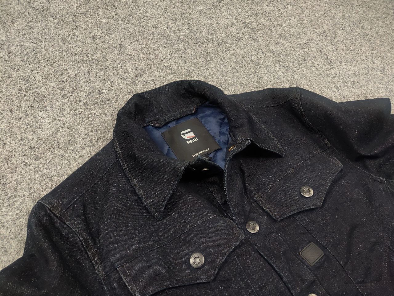 G-Star G Star Raw 3301 Lining Overshirt Blue Denim Vintage Jacket Size US S / EU 44-46 / 1 - 11 Thumbnail