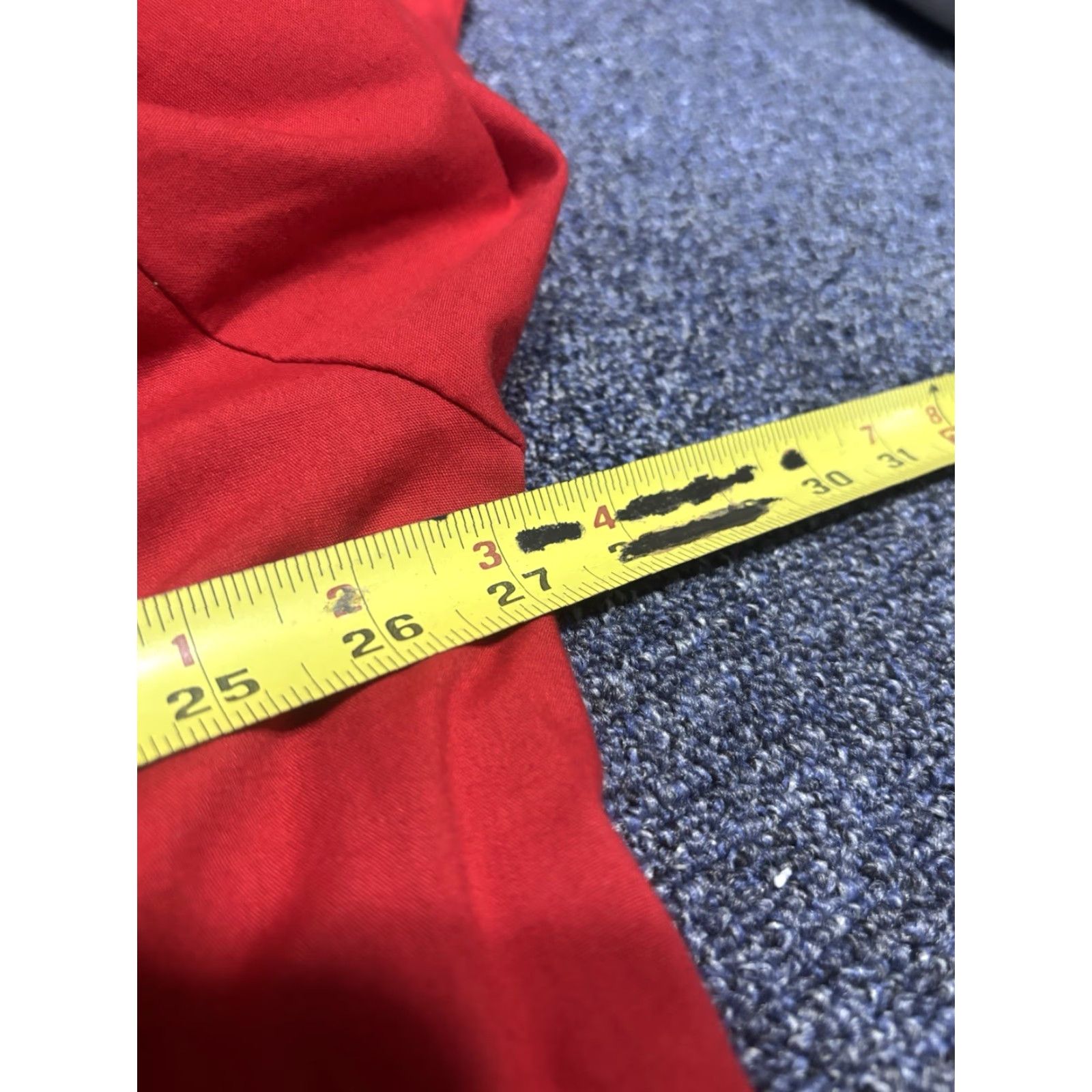 Vintage VINTAGE Ely Diamond Western Cowboy Shirt Button Red Pearl Snap XXL O6 Solid Embroidered Fold Collar Long Sleeve Men's Size US XXL / EU 58 / 5 - 4 Thumbnail