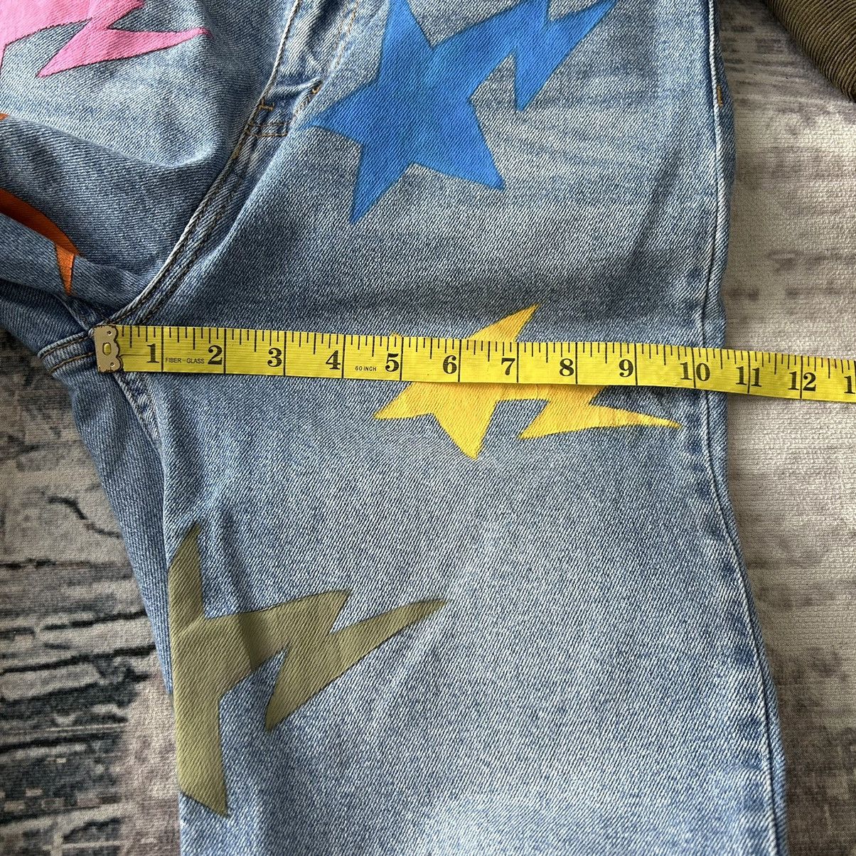 Japanese Brand Star Custom Monogram Jeans Size US 28 / EU 44 - 12 Thumbnail