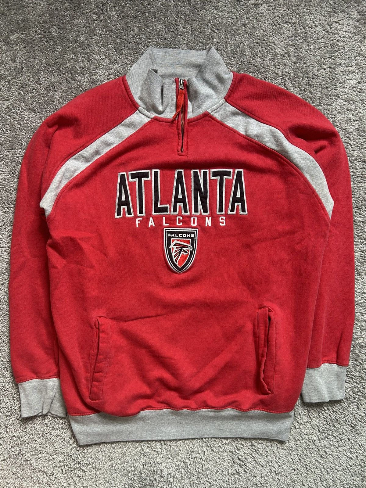 NFL Vintage 90s NFL Atlanta Falcons Quarter Zip Size US M / EU 48-50 / 2 - 1 Thumbnail