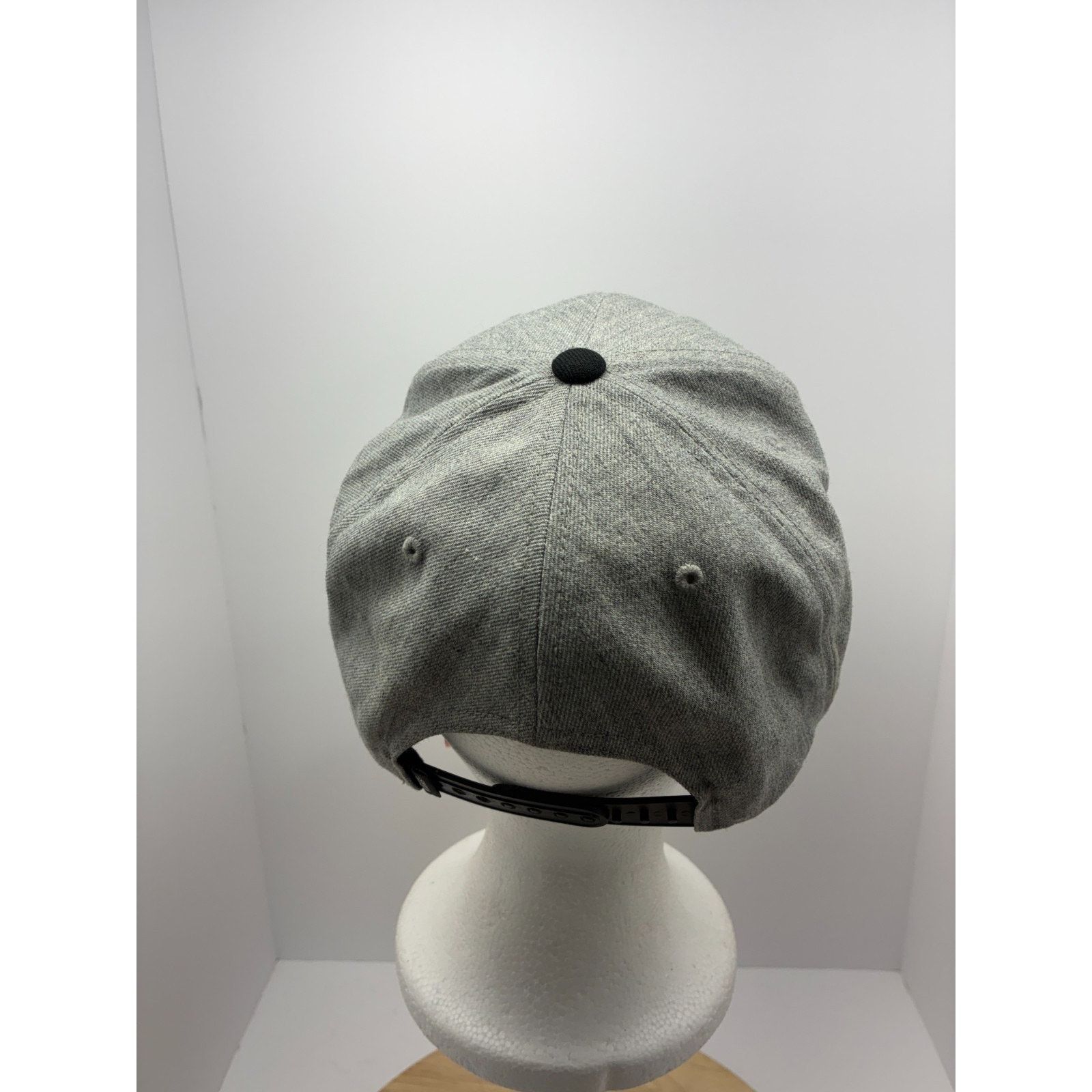 Vans Vans “Off the Wall” Snapback Hat Gray Black Wool Blend Size ONE SIZE - 6 Thumbnail