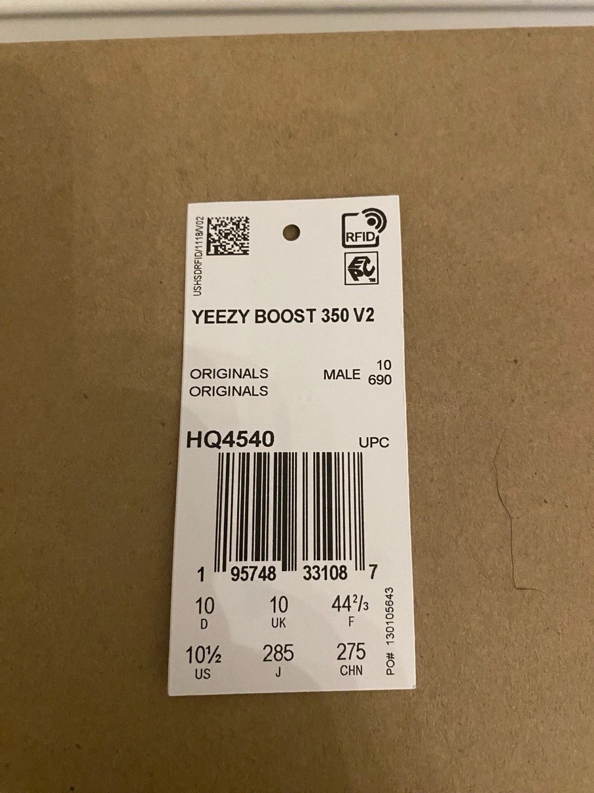 Yeezy Yeezy Boost 350 V2 Onyx Size US 10.5 / EU 43-44 - 5 Thumbnail