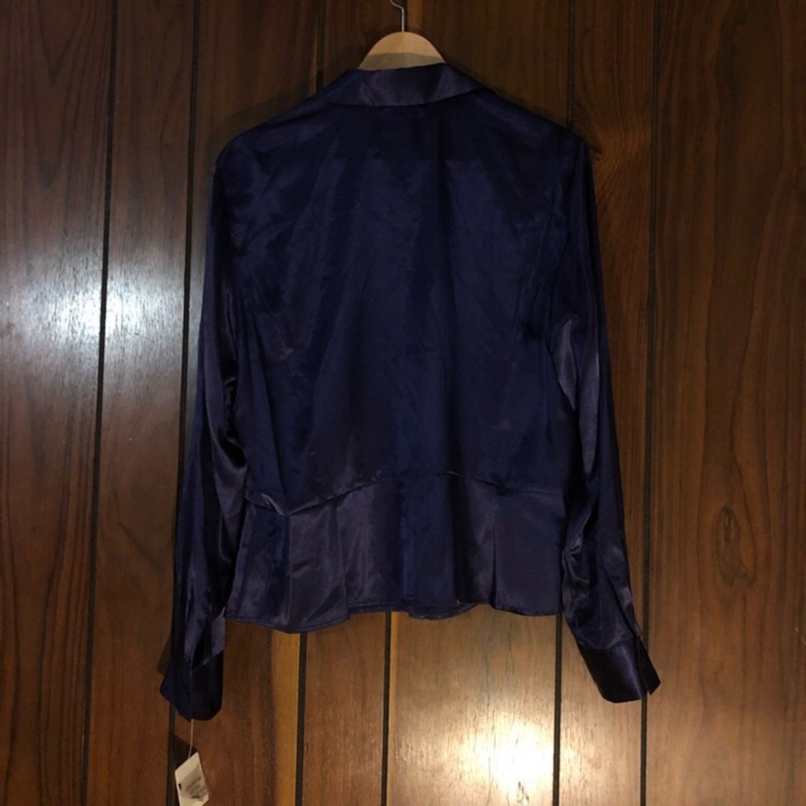 Jones New York NWT Jones New York Signature Purple Ruffled Top Size XL / US 12-14 / IT 48-50 - 7 Thumbnail
