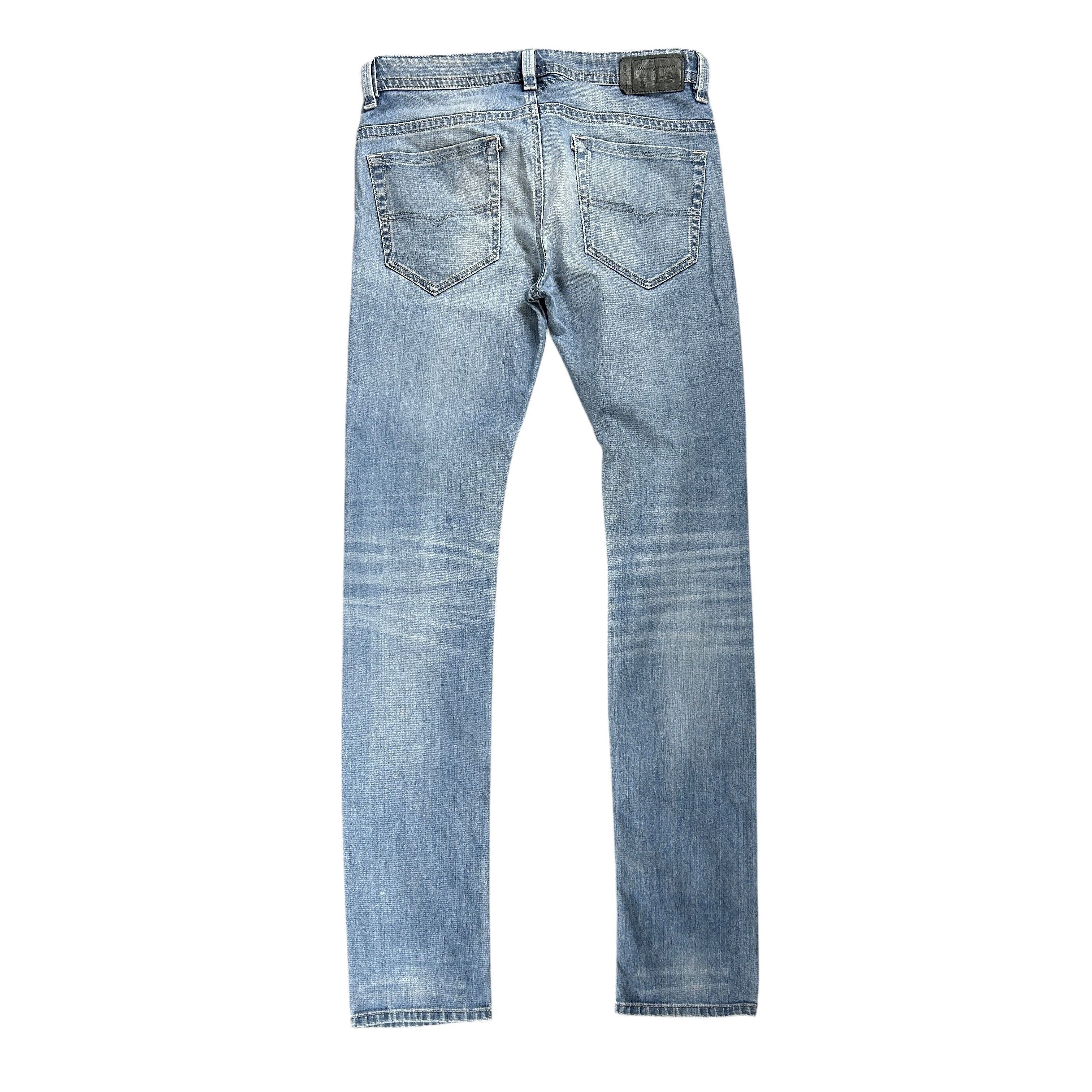 Diesel Diesel Thavar Slim Skinny Stretch Blue Denim Jeans W29L32 Size US 29 - 2 Thumbnail