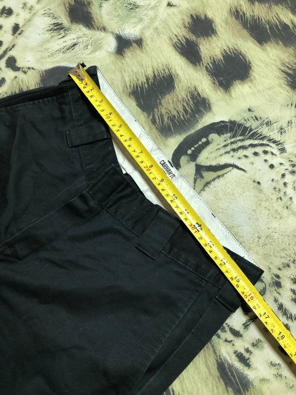 Carhartt Vintage black jeans Y2K Carhartt logo streetwear Size US 32 / EU 48 - 17 Thumbnail