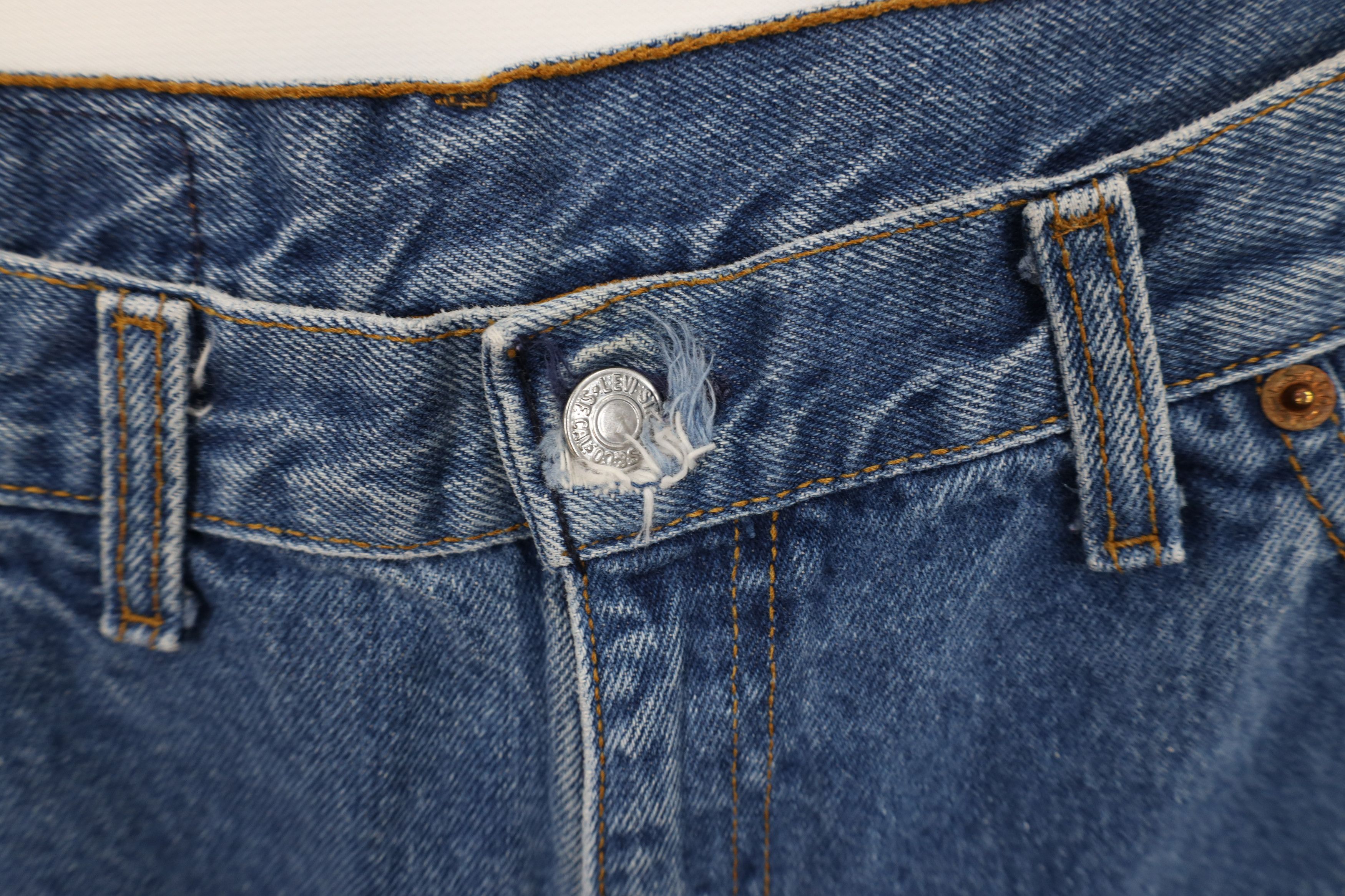 Levi's Vintage 80s Levis High Waist Relaxed Tapered Leg Jeans USA Size 32" / US 10 / IT 46 - 9 Thumbnail