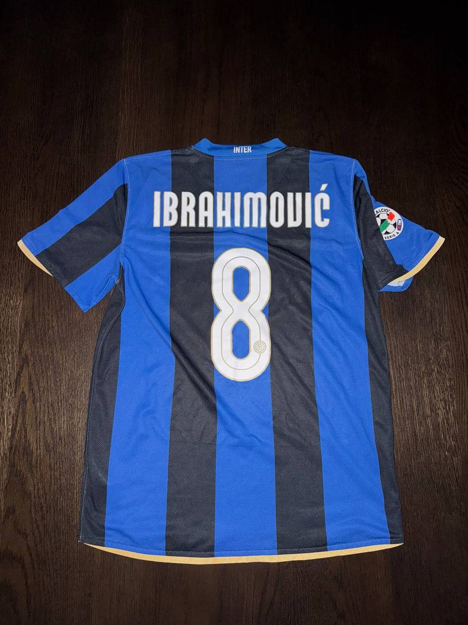 Nike Inter Milan 08/09 Home Kit #Ibrahimović 8 L + Player Card Size US L / EU 52-54 / 3 - 1 Thumbnail